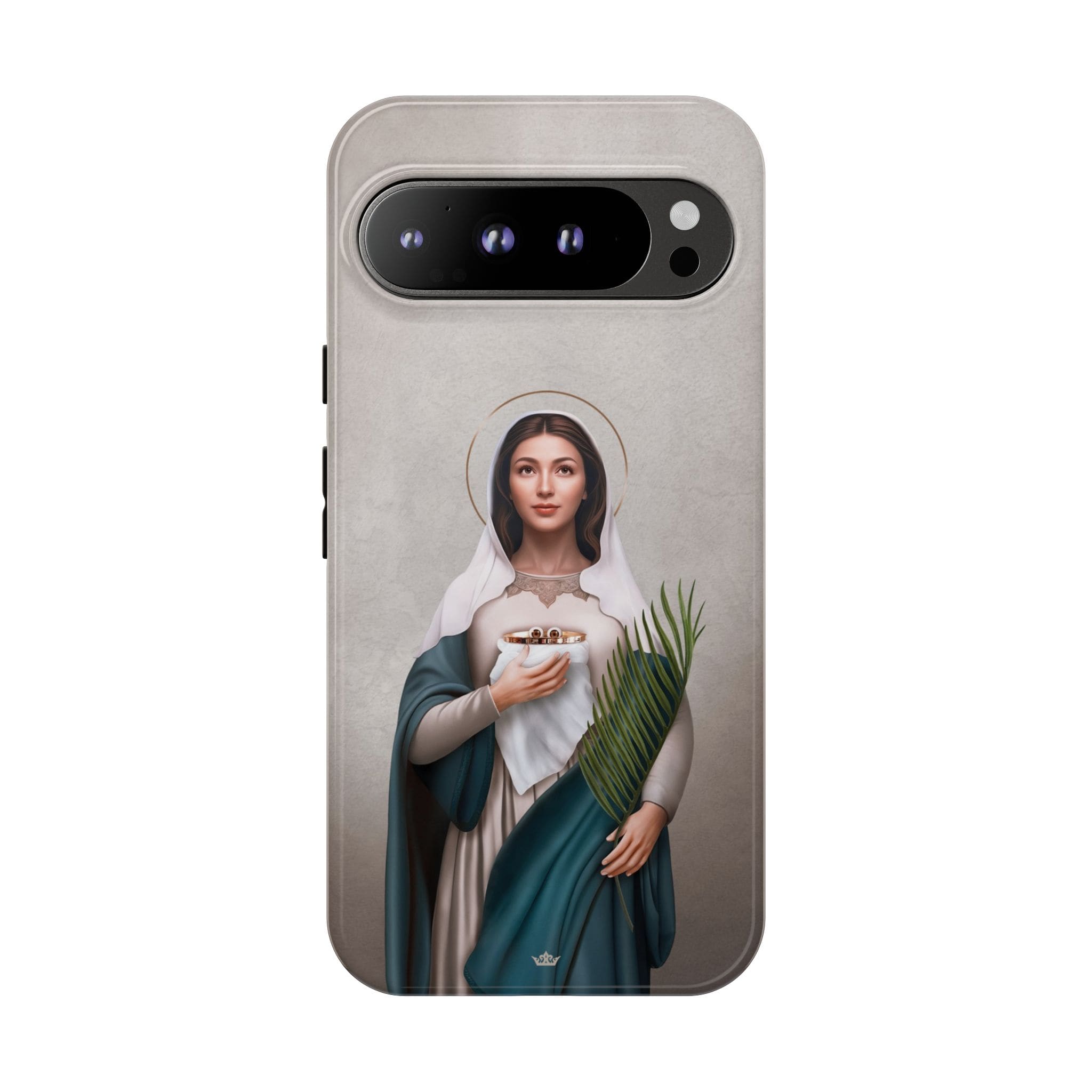St. Lucy Hard Phone Case (Light) Copyright VENXARA