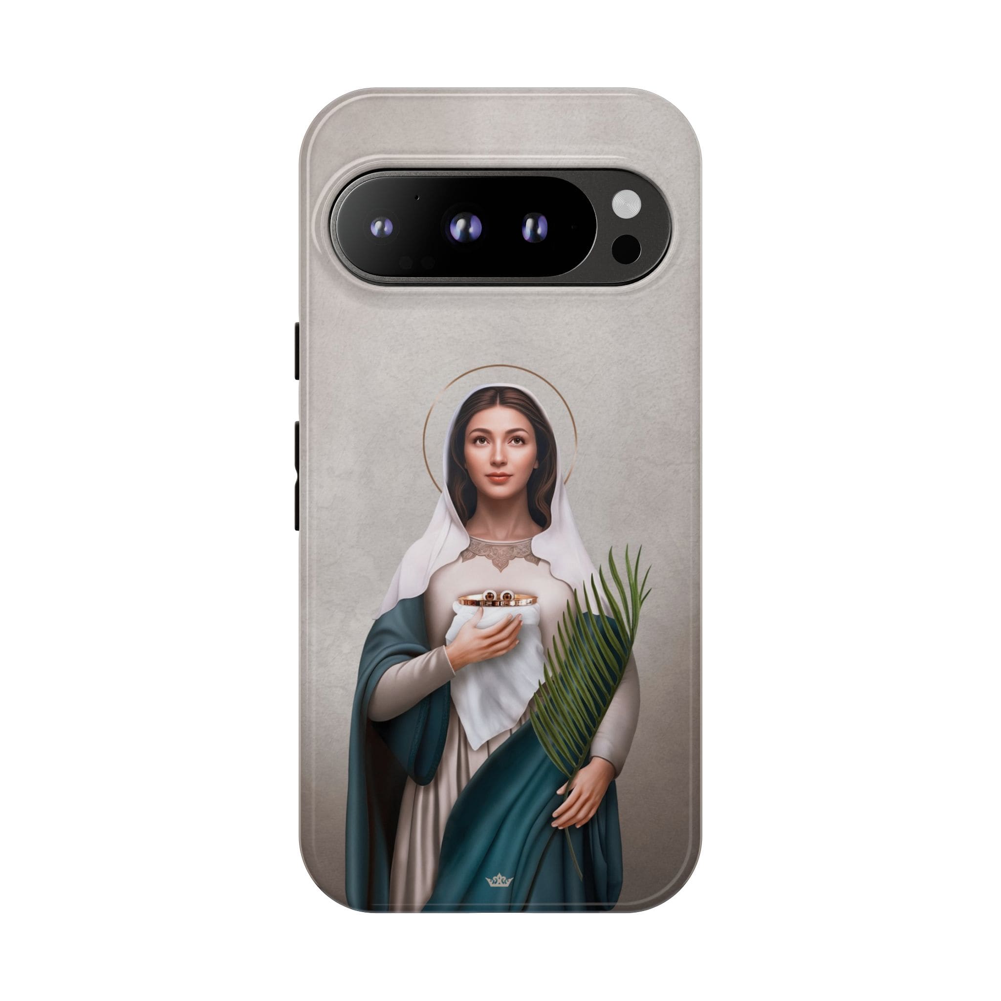 St. Lucy Hard Phone Case (Light) Copyright VENXARA