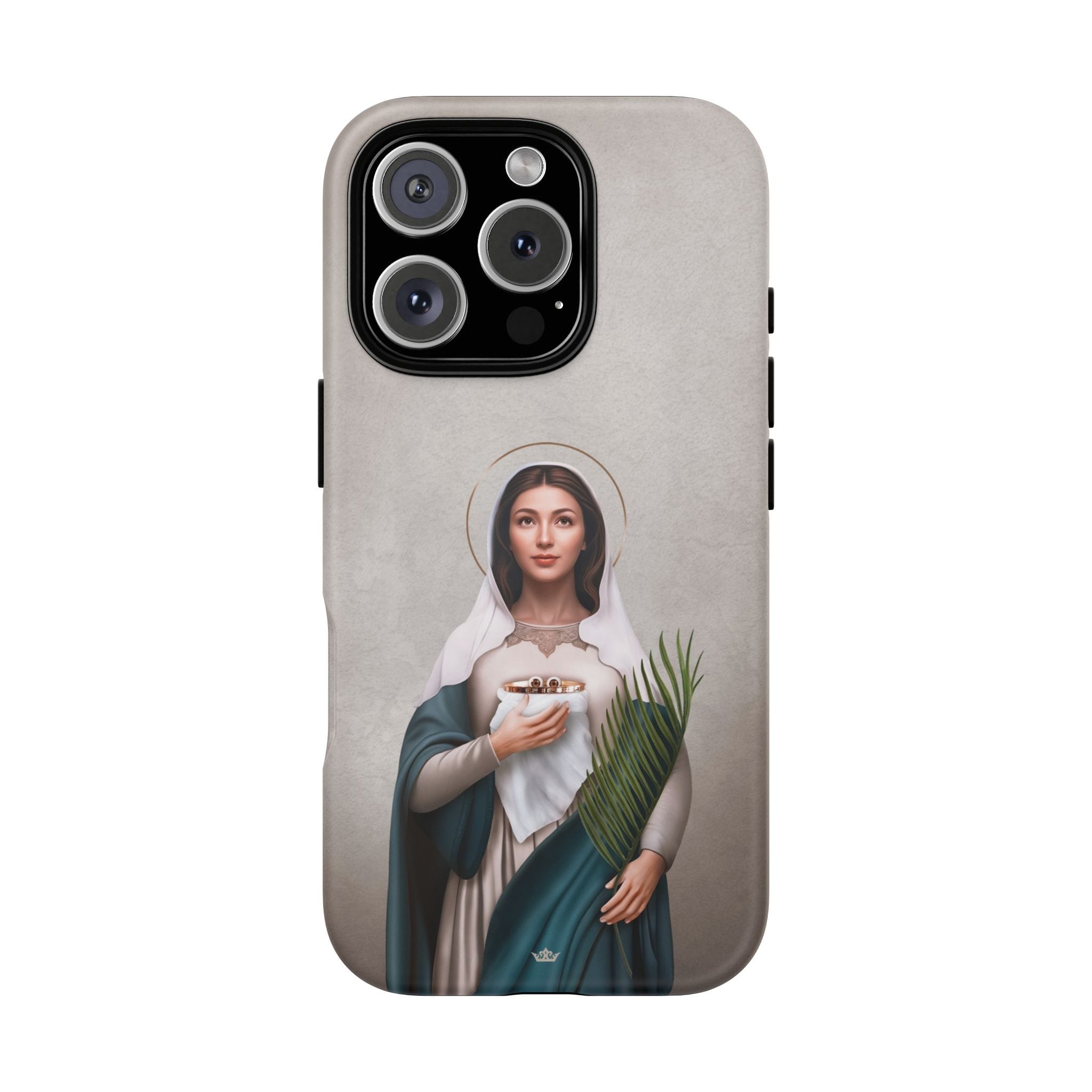St. Lucy Hard Phone Case (Light) Copyright VENXARA