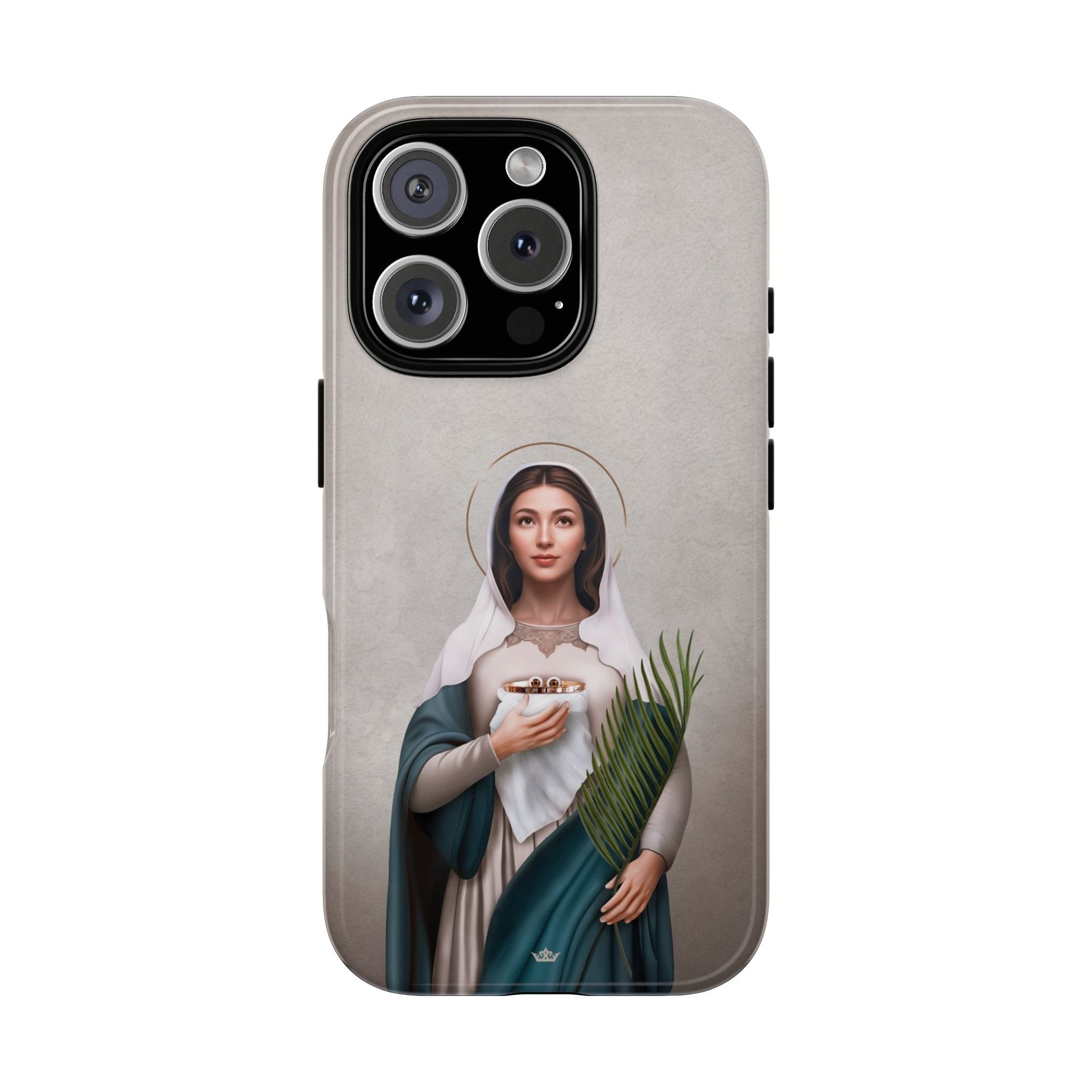 St. Lucy Hard Phone Case (Light) Copyright VENXARA