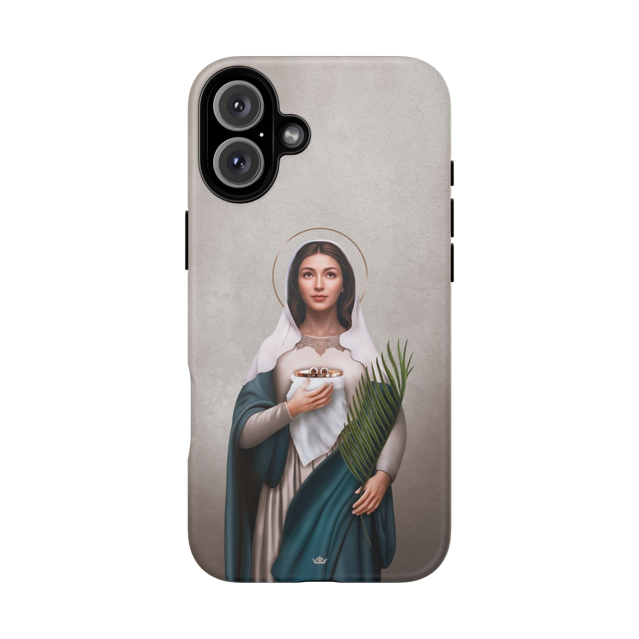 St. Lucy Hard Phone Case (Light) Copyright VENXARA