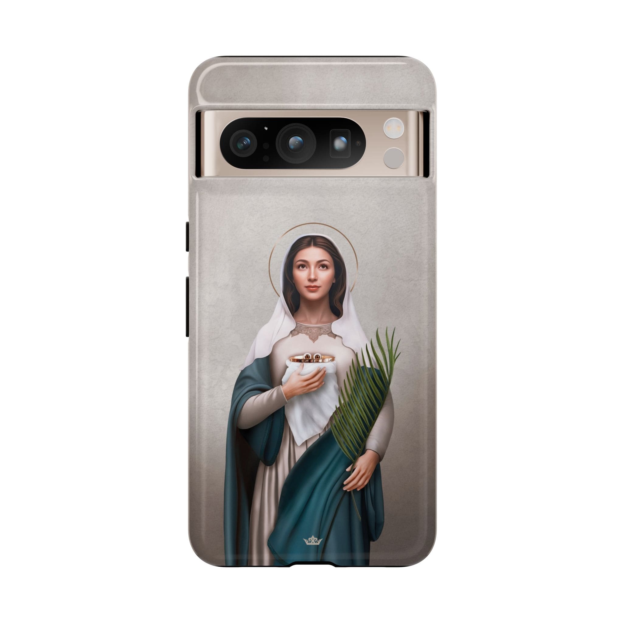 St. Lucy Hard Phone Case (Light) Copyright VENXARA