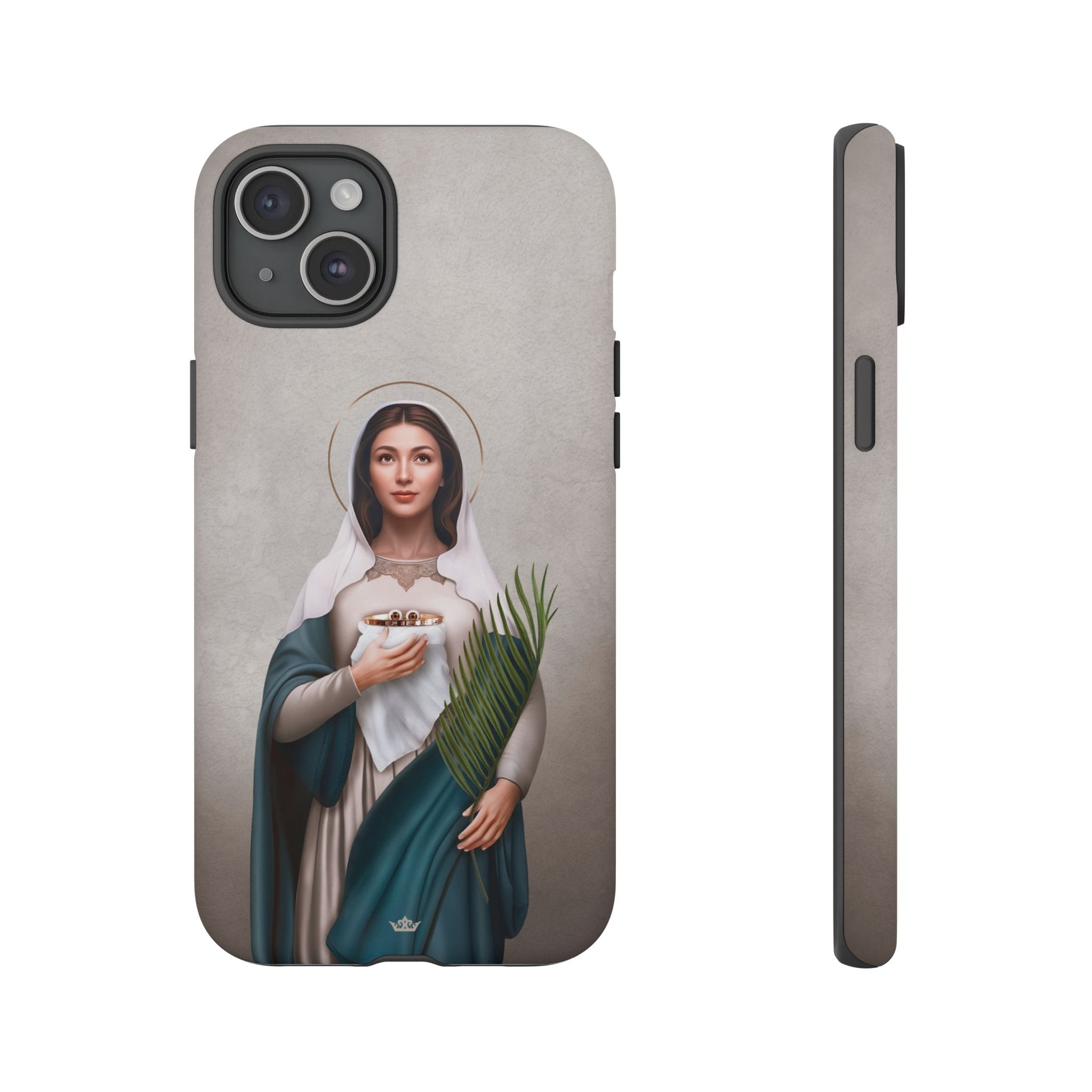 St. Lucy Hard Phone Case (Light) Copyright VENXARA