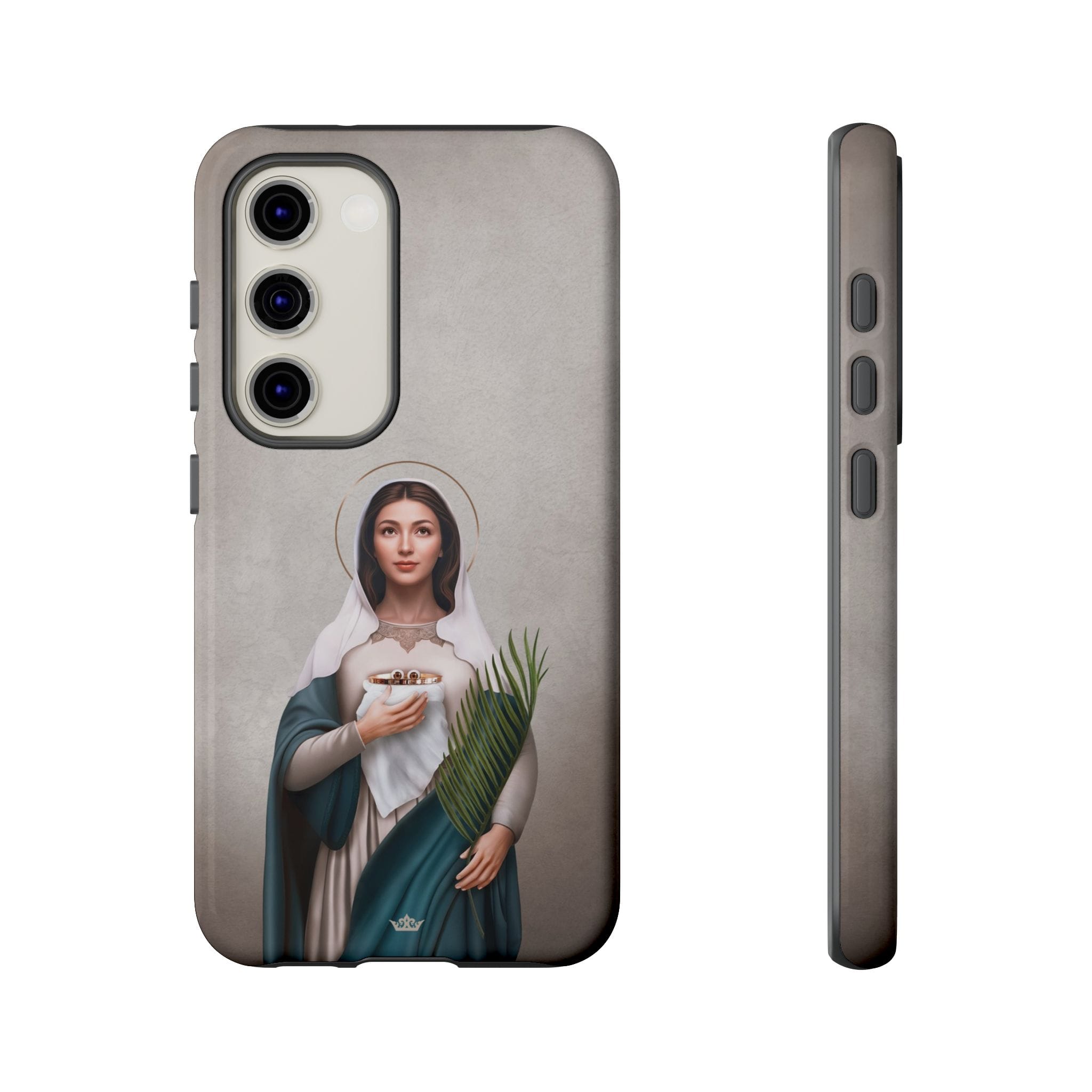 St. Lucy Hard Phone Case (Light) Copyright VENXARA