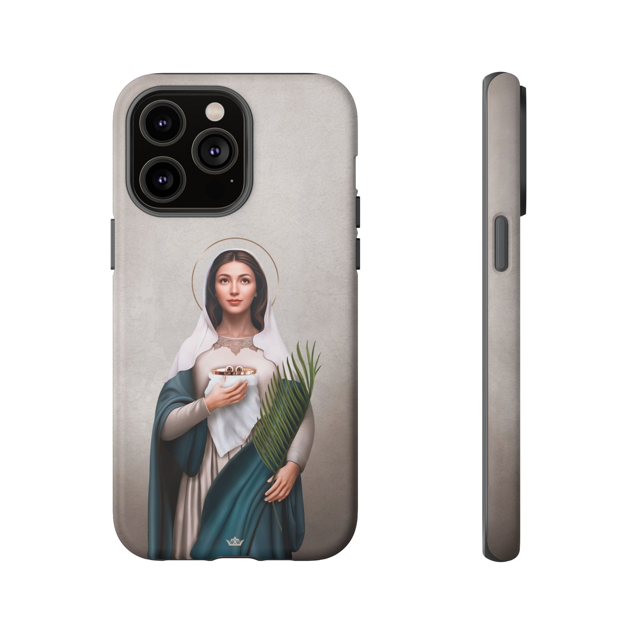 St. Lucy Hard Phone Case (Light) Copyright VENXARA