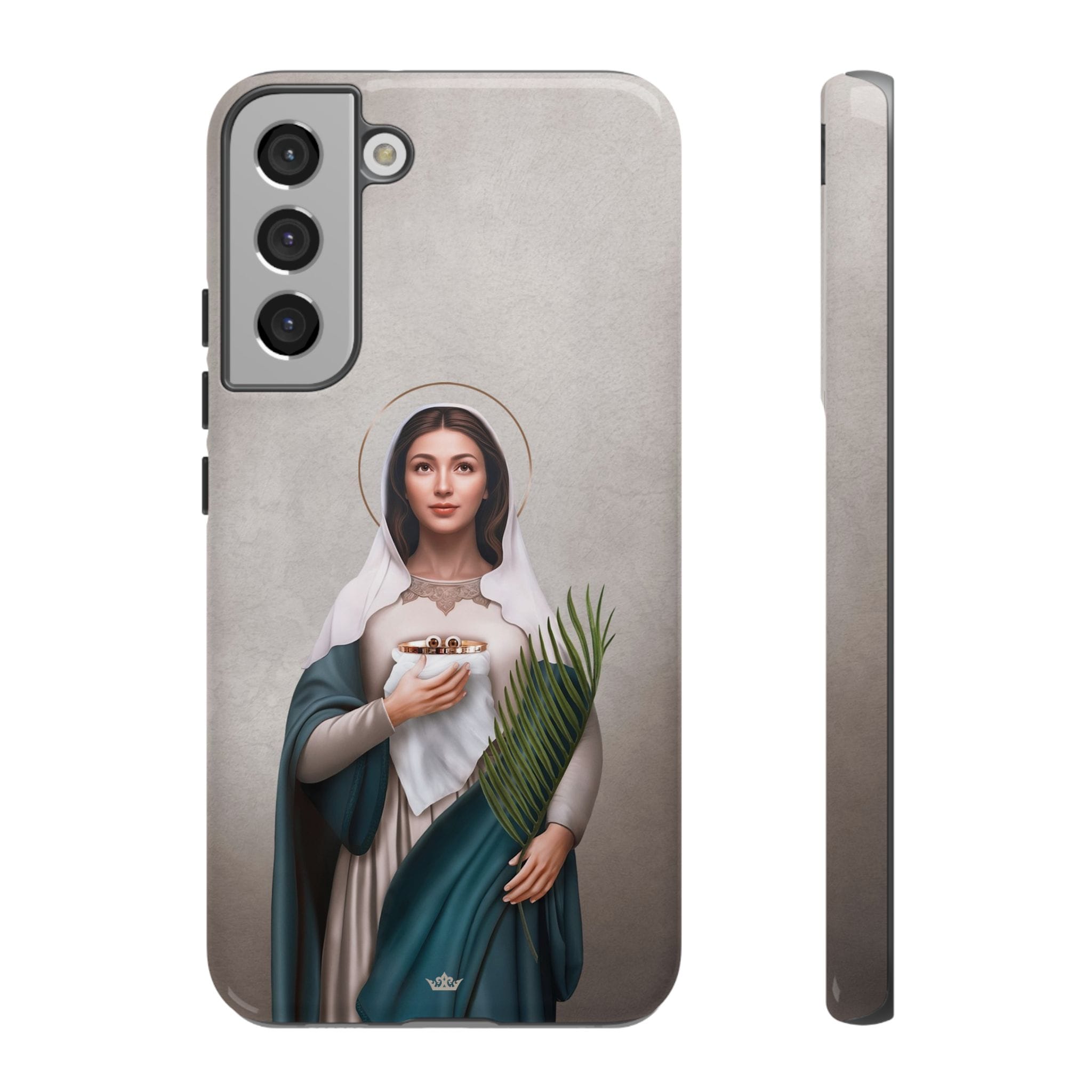 St. Lucy Hard Phone Case (Light) Copyright VENXARA