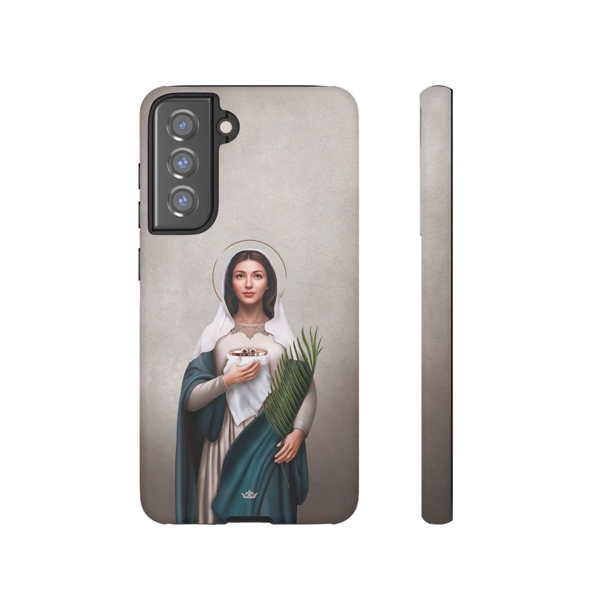 St. Lucy Hard Phone Case (Light) Copyright VENXARA