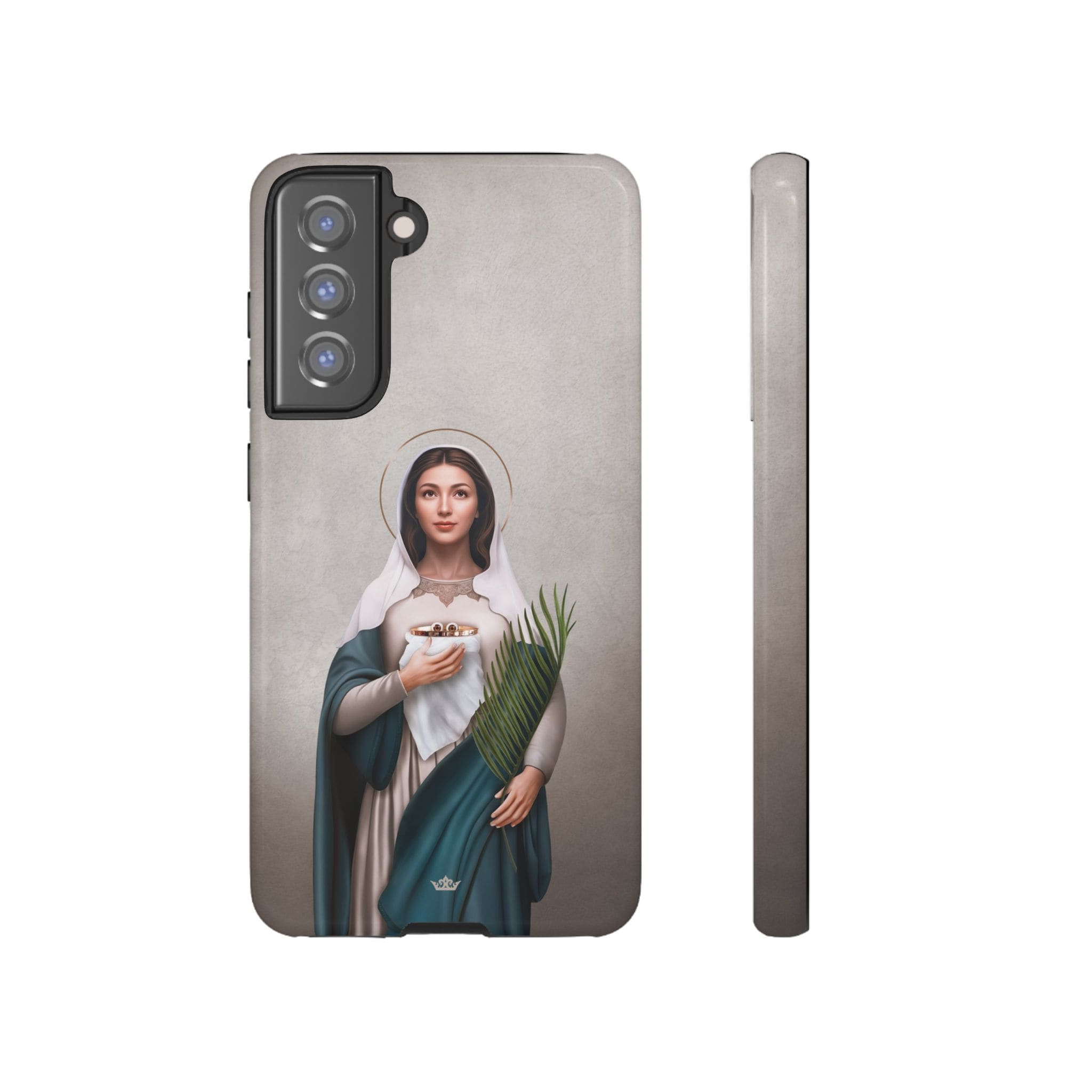 St. Lucy Hard Phone Case (Light) Copyright VENXARA