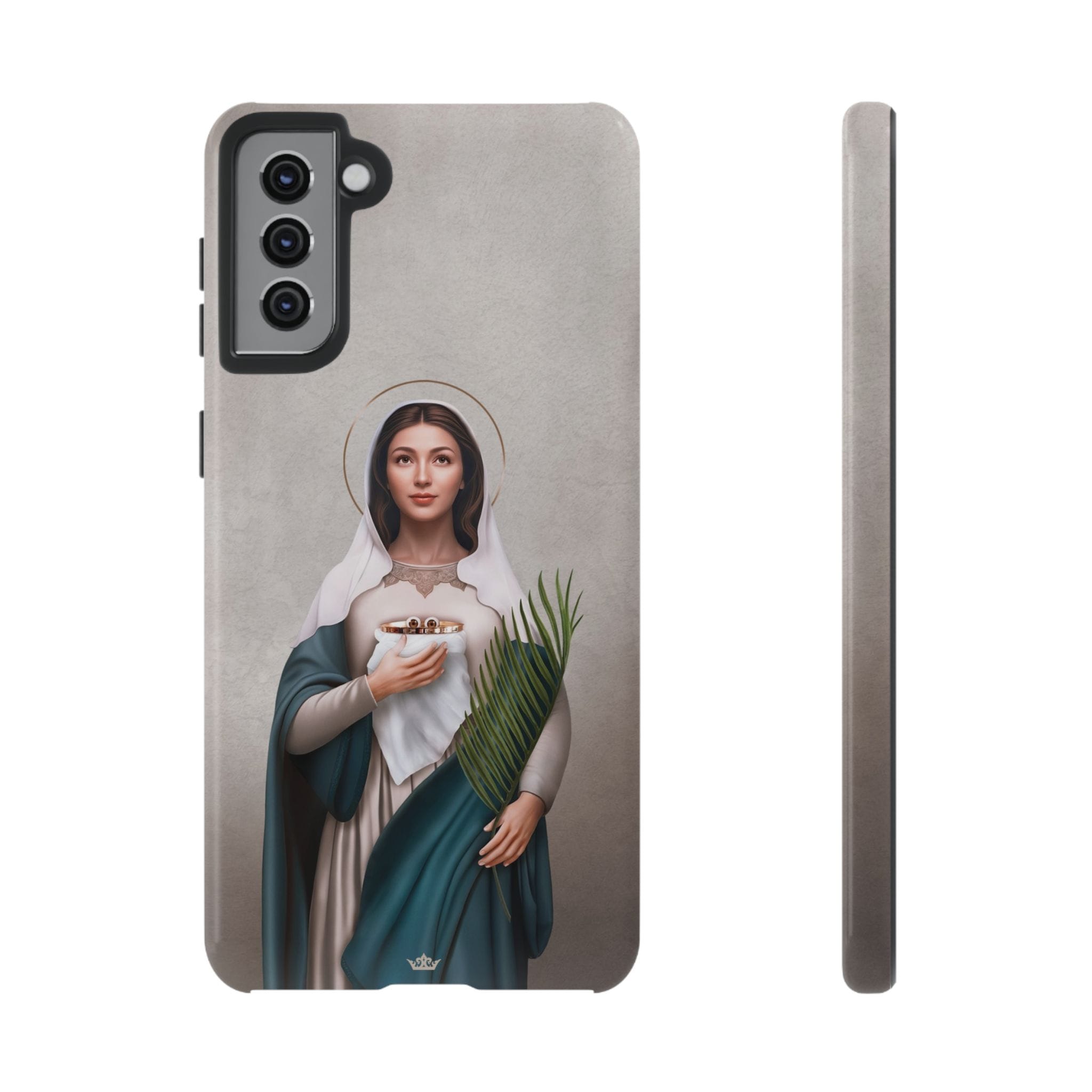 St. Lucy Hard Phone Case (Light) Copyright VENXARA