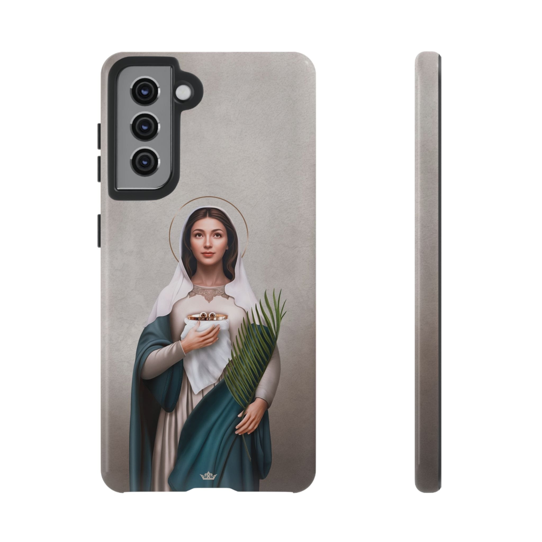 St. Lucy Hard Phone Case (Light) Copyright VENXARA