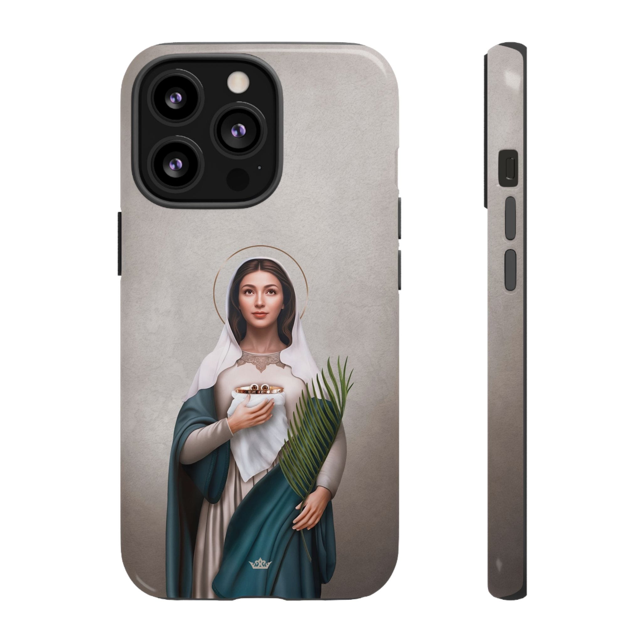 St. Lucy Hard Phone Case (Light) Copyright VENXARA