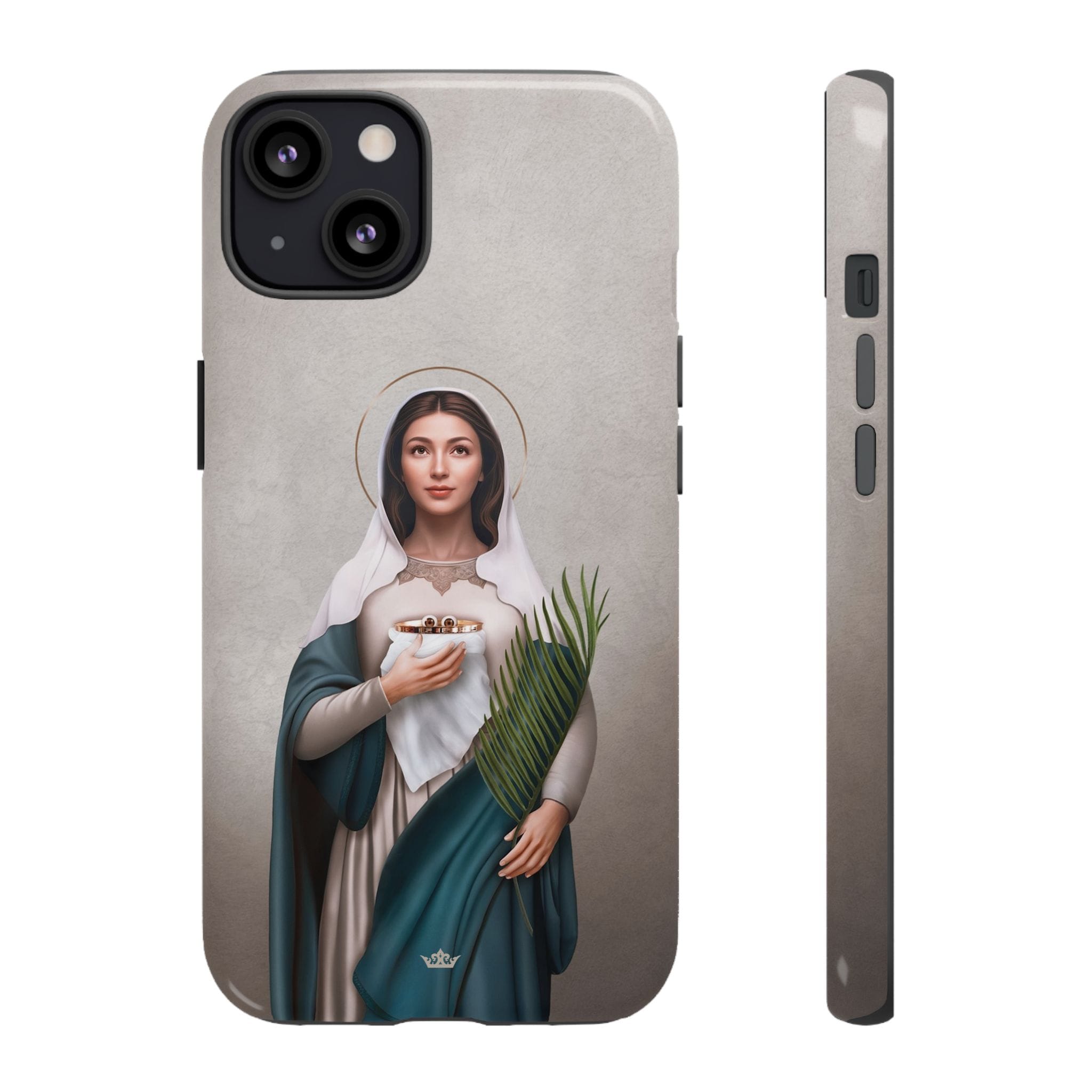 St. Lucy Hard Phone Case (Light) Copyright VENXARA