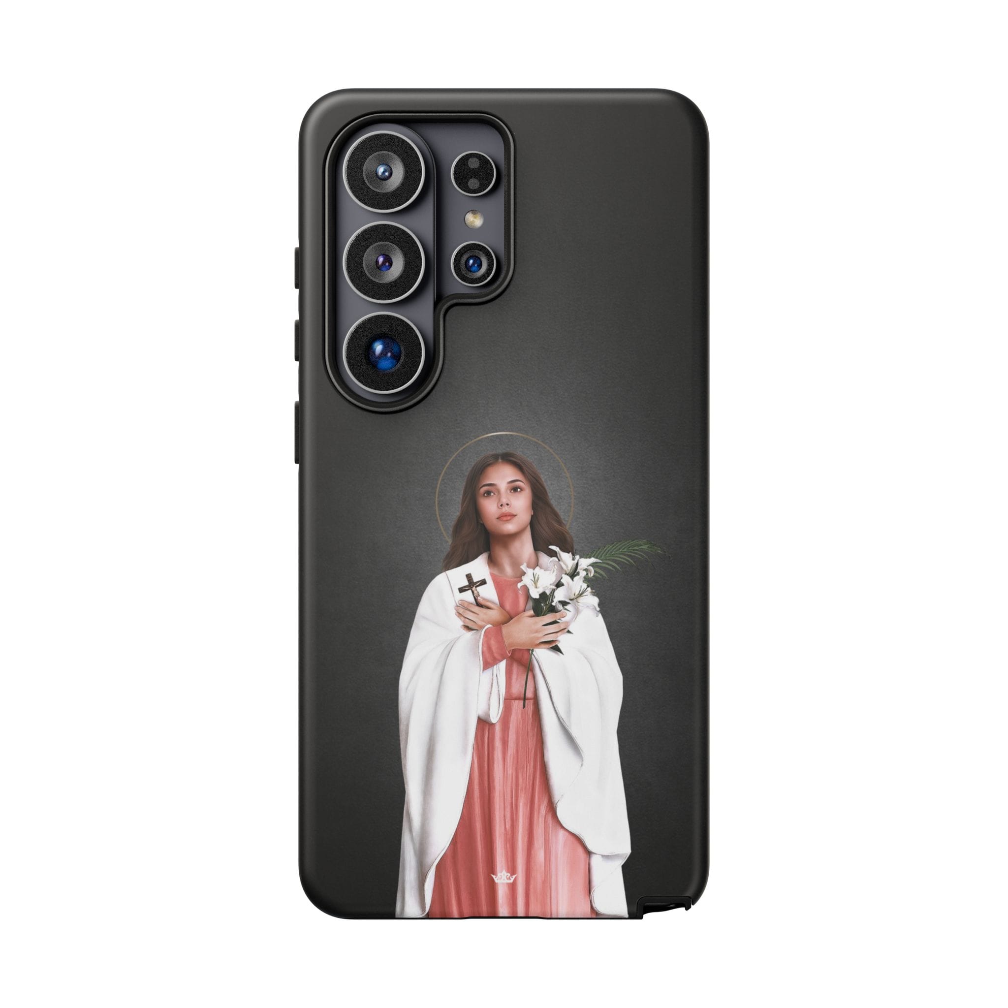 St. Maria Goretti Hard Phone Case (Dark) Copyright VENXARA
