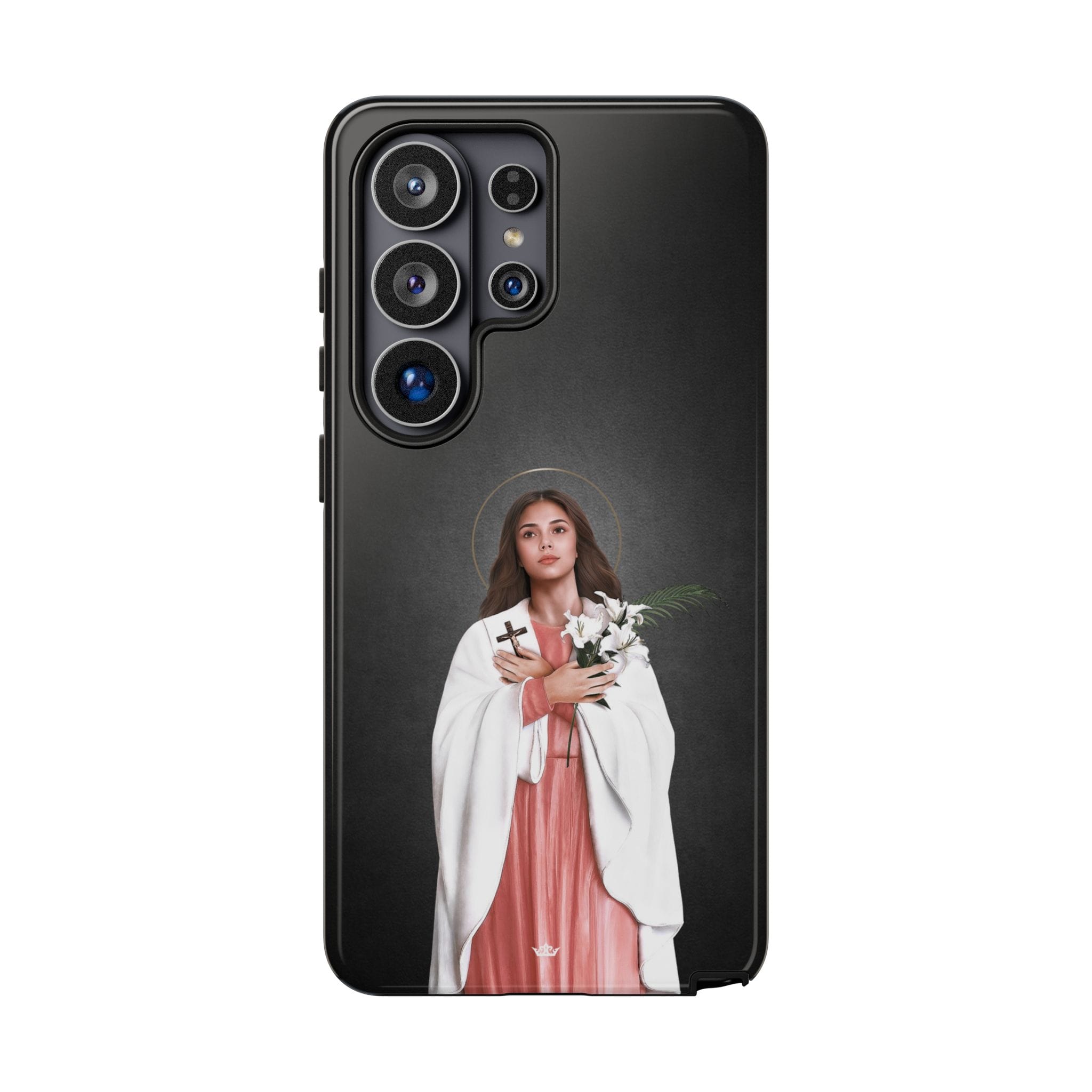St. Maria Goretti Hard Phone Case (Dark) Copyright VENXARA