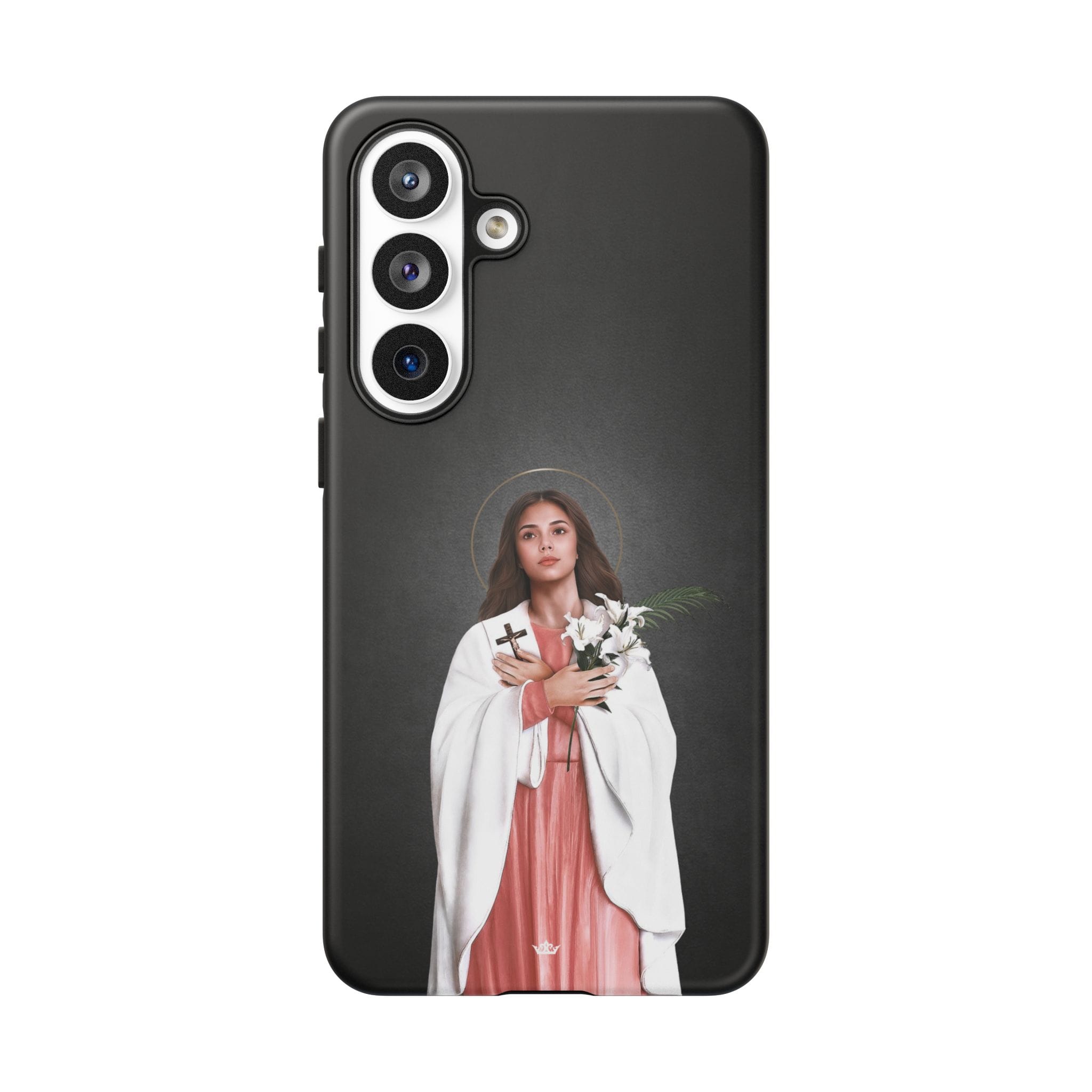 St. Maria Goretti Hard Phone Case (Dark) Copyright VENXARA