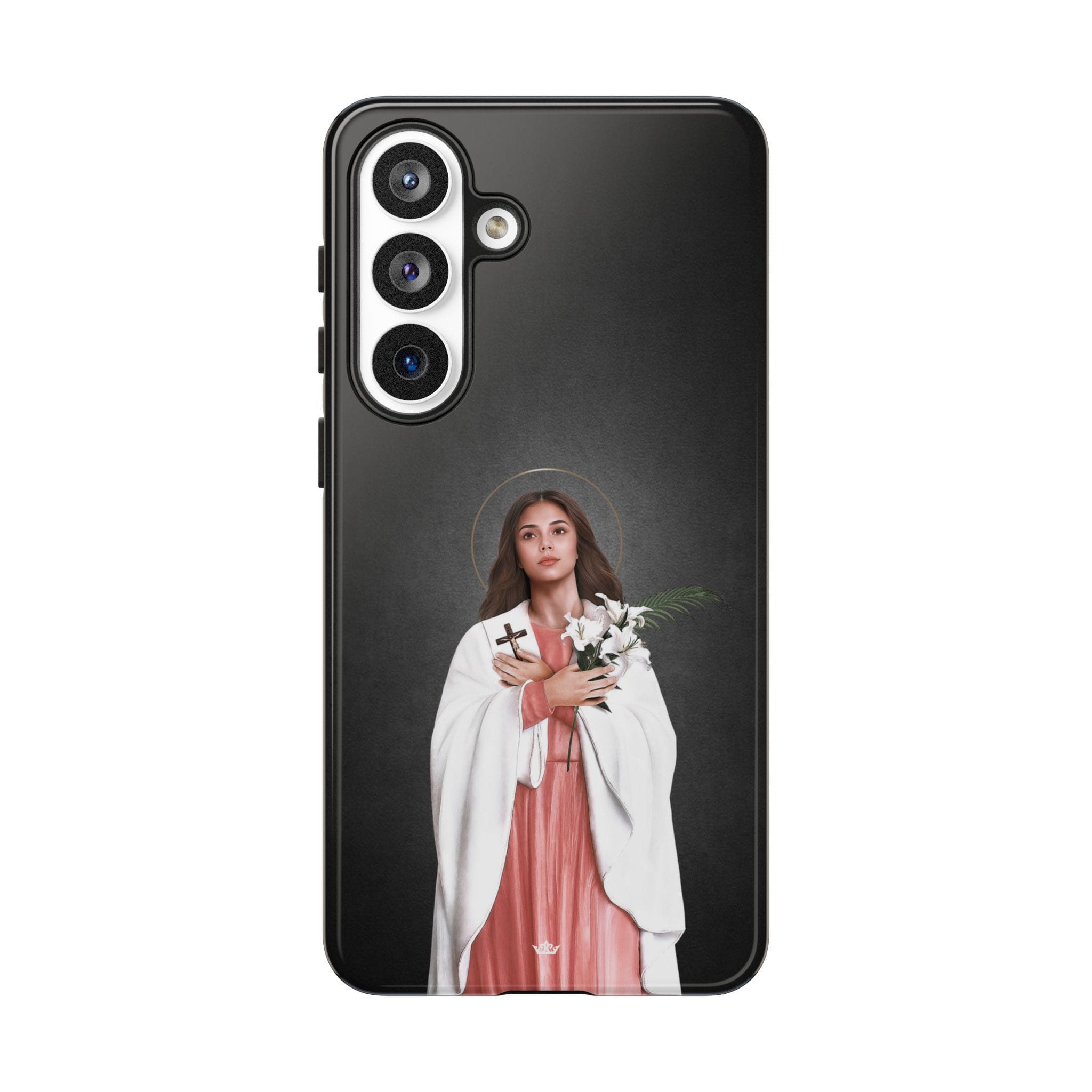 St. Maria Goretti Hard Phone Case (Dark) Copyright VENXARA