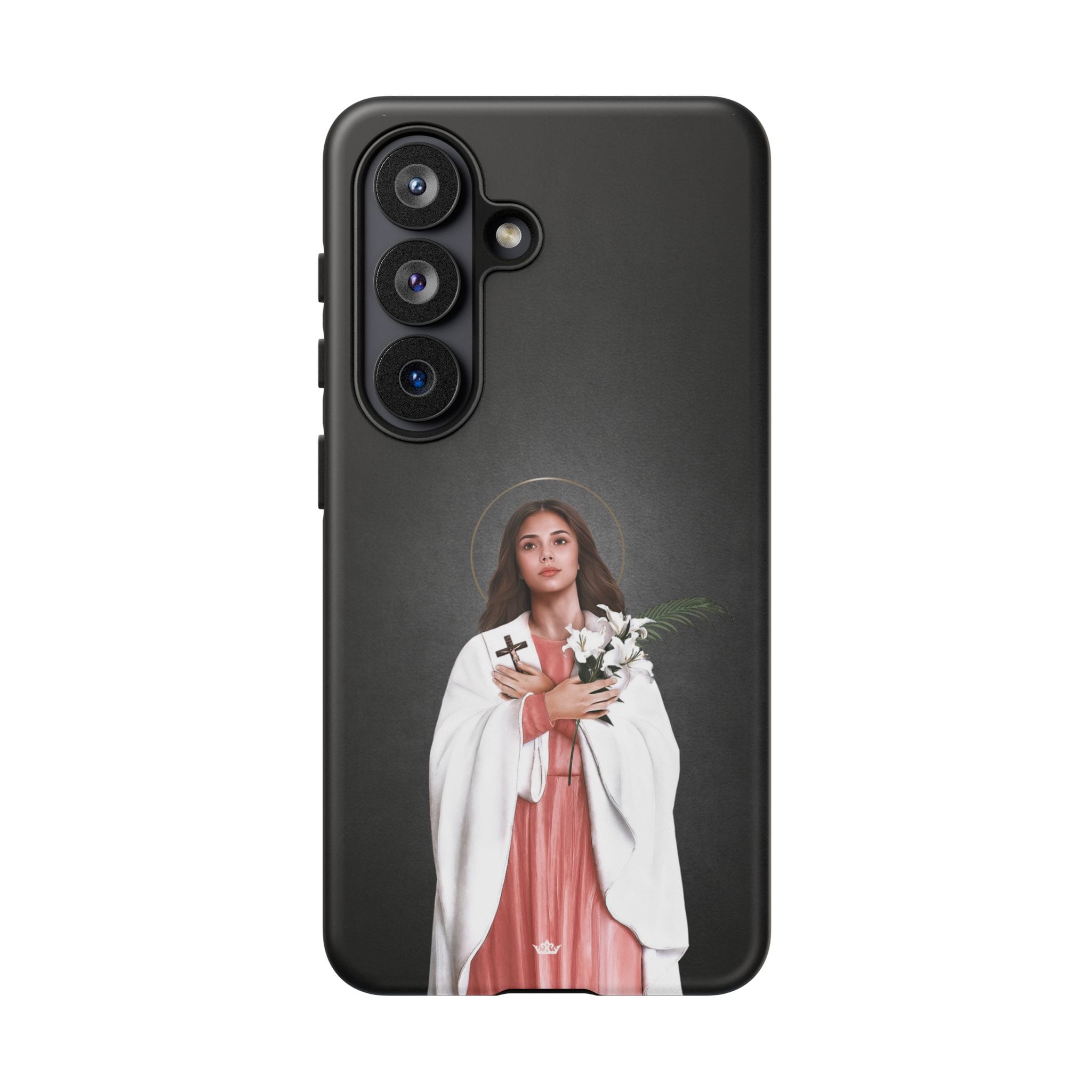 St. Maria Goretti Hard Phone Case (Dark) Copyright VENXARA