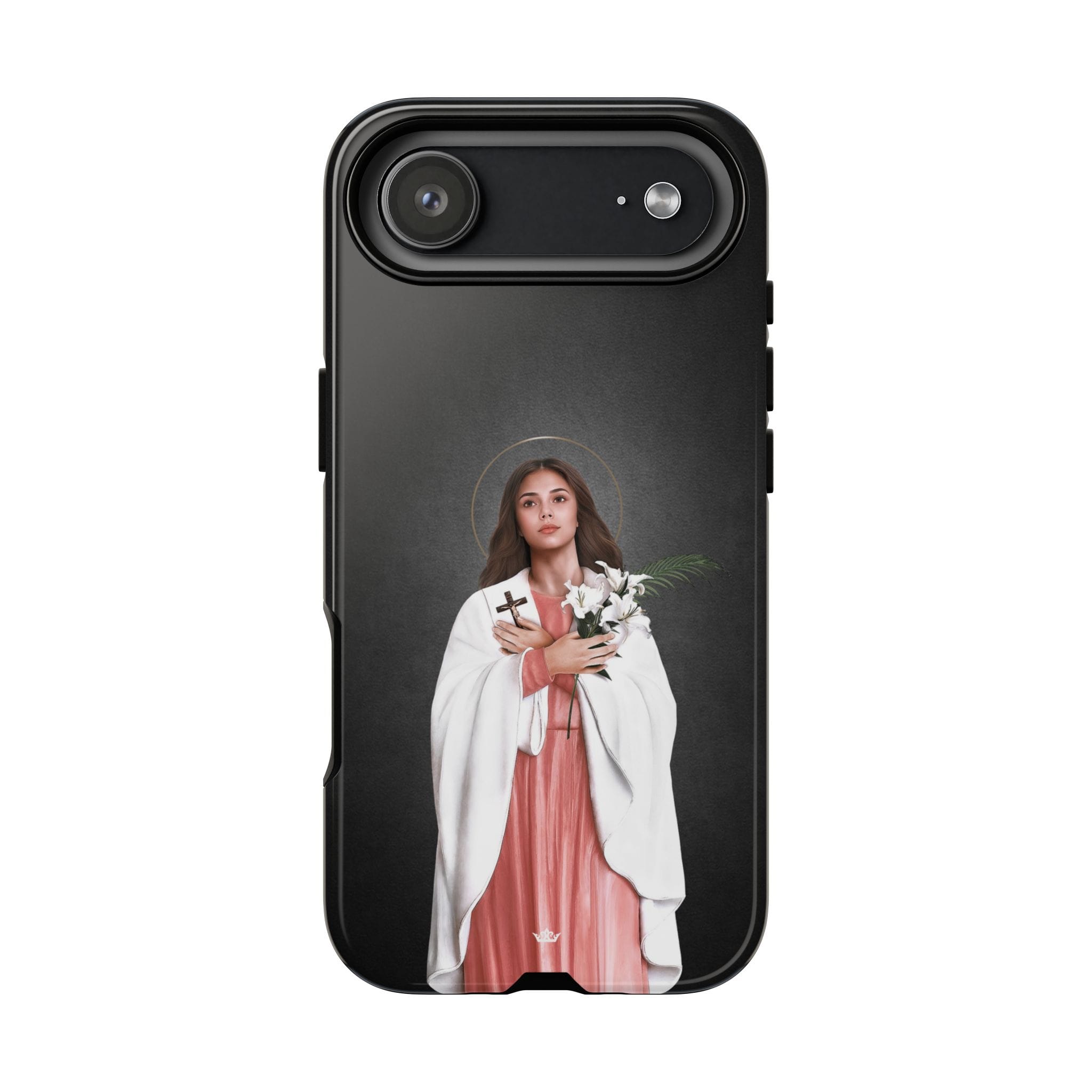 St. Maria Goretti Hard Phone Case (Dark) Copyright VENXARA
