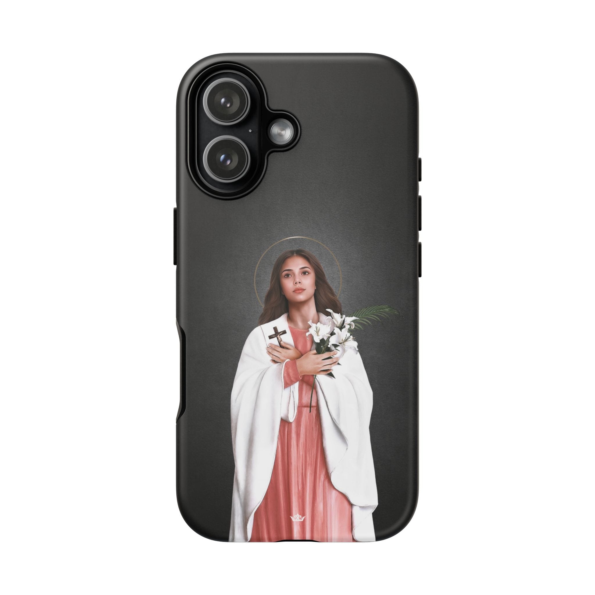 St. Maria Goretti Hard Phone Case (Dark) Copyright VENXARA