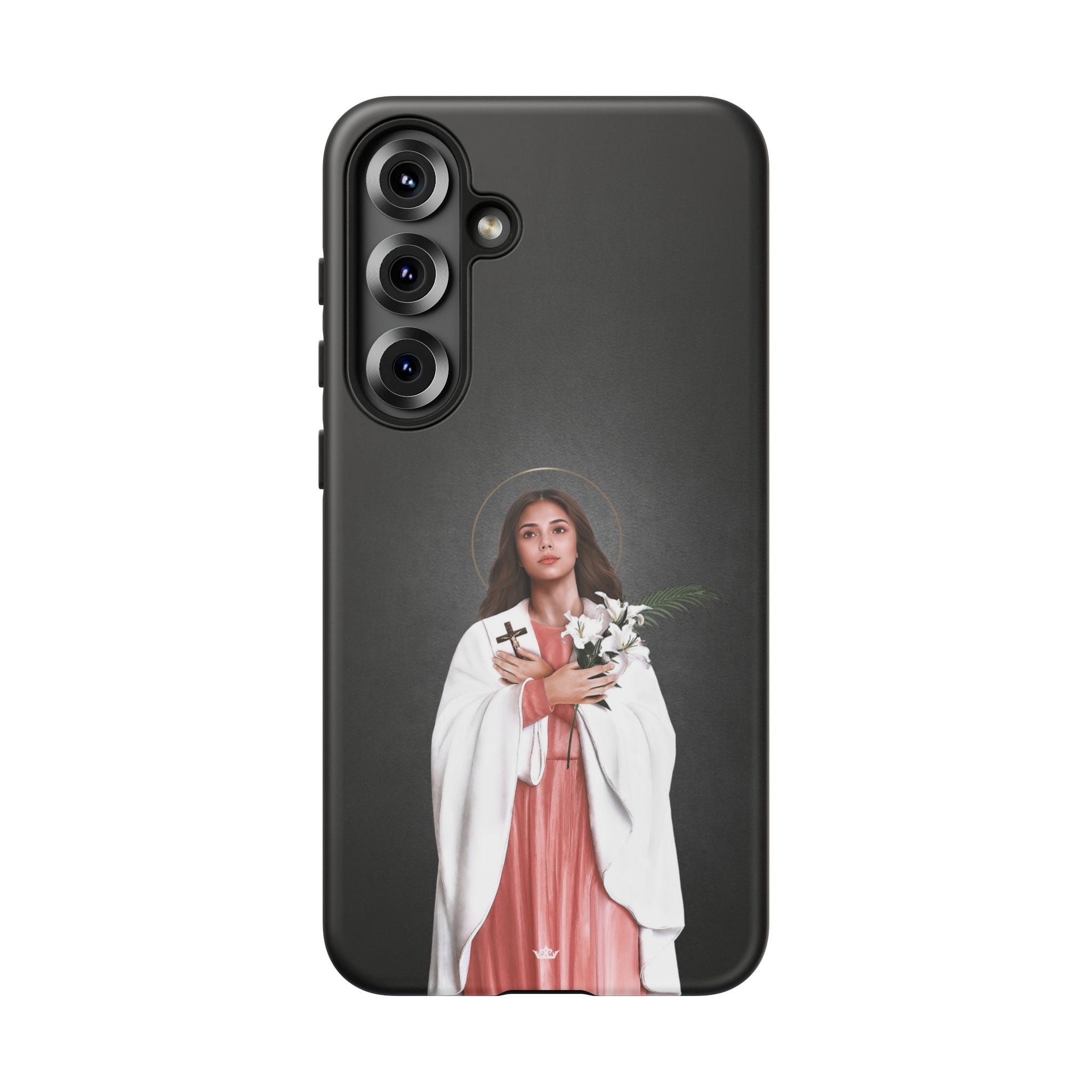 St. Maria Goretti Hard Phone Case (Dark) Copyright VENXARA