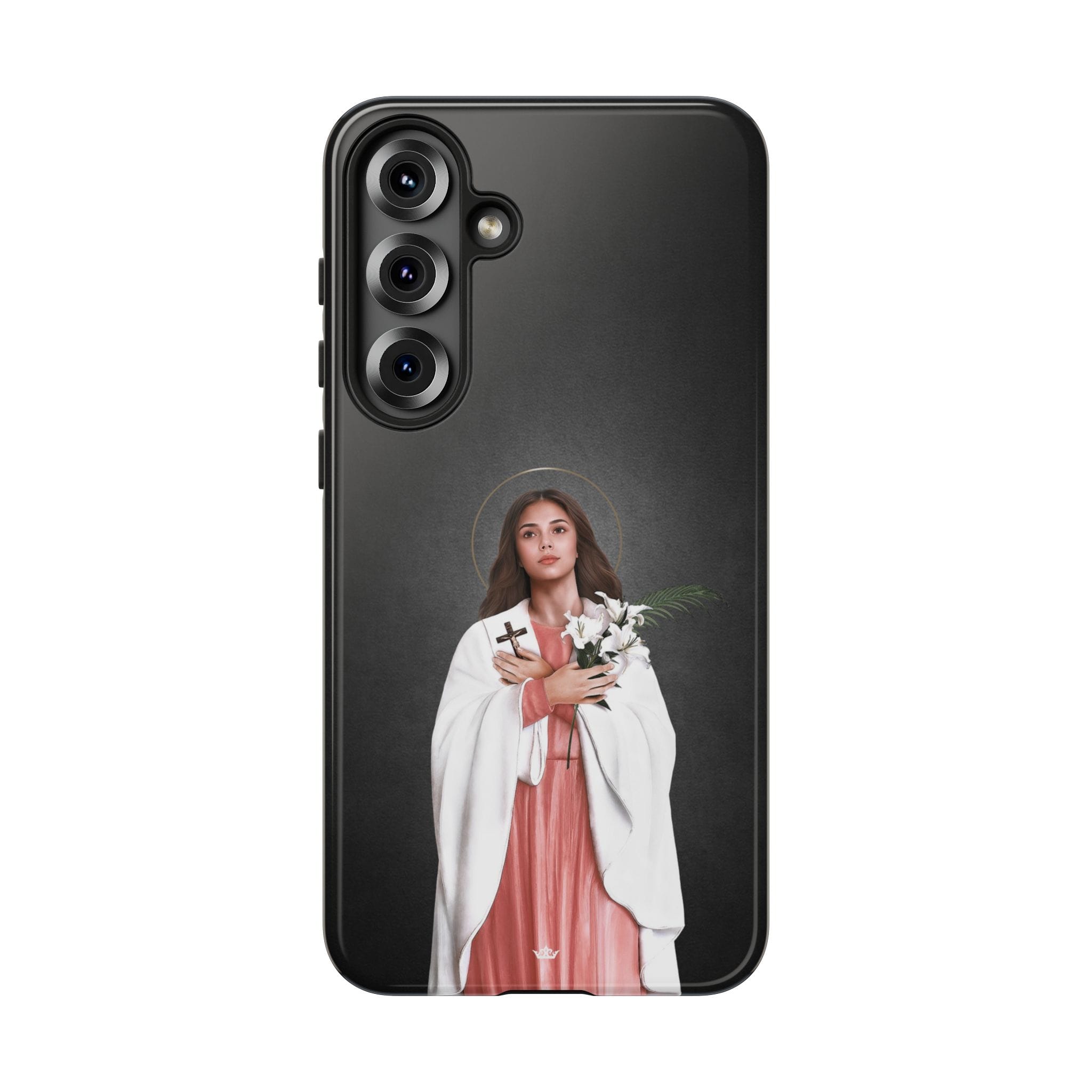 St. Maria Goretti Hard Phone Case (Dark) Copyright VENXARA