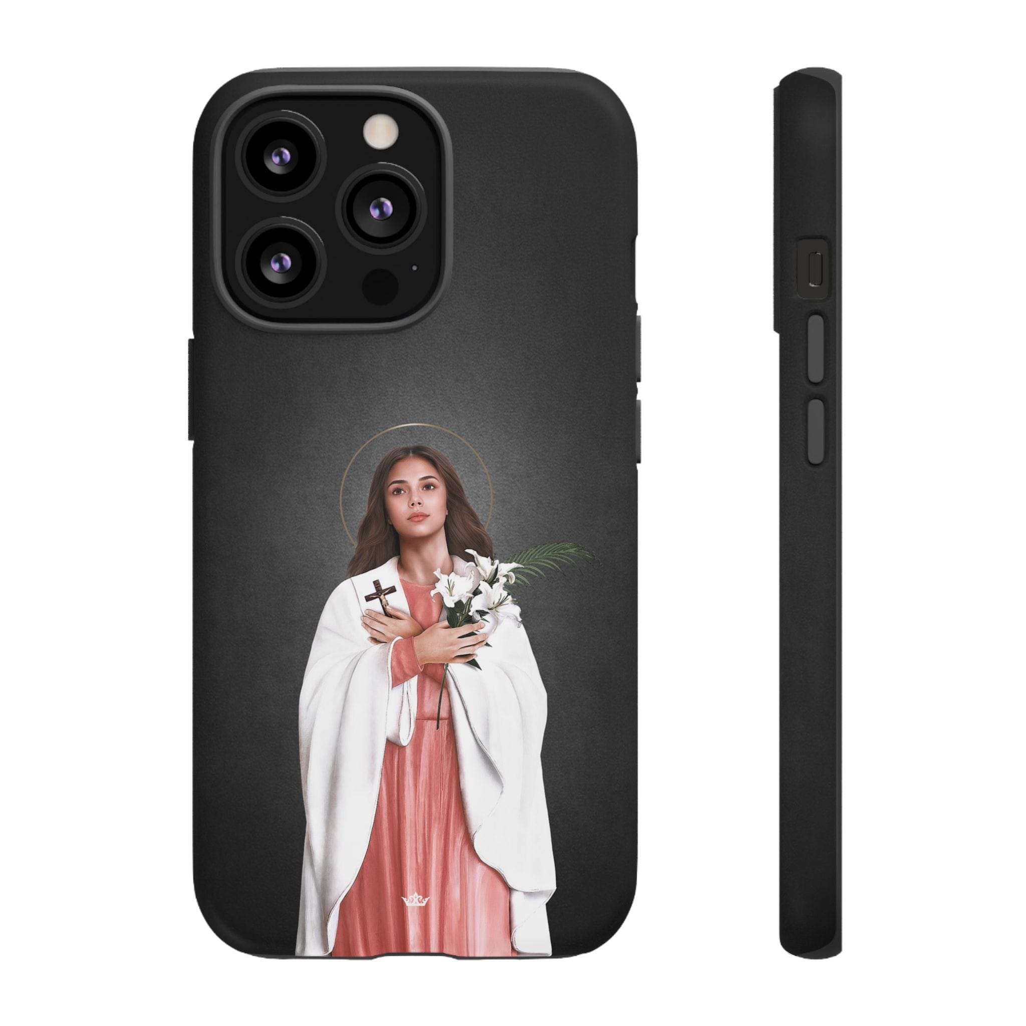 St. Maria Goretti Hard Phone Case (Dark) Copyright VENXARA