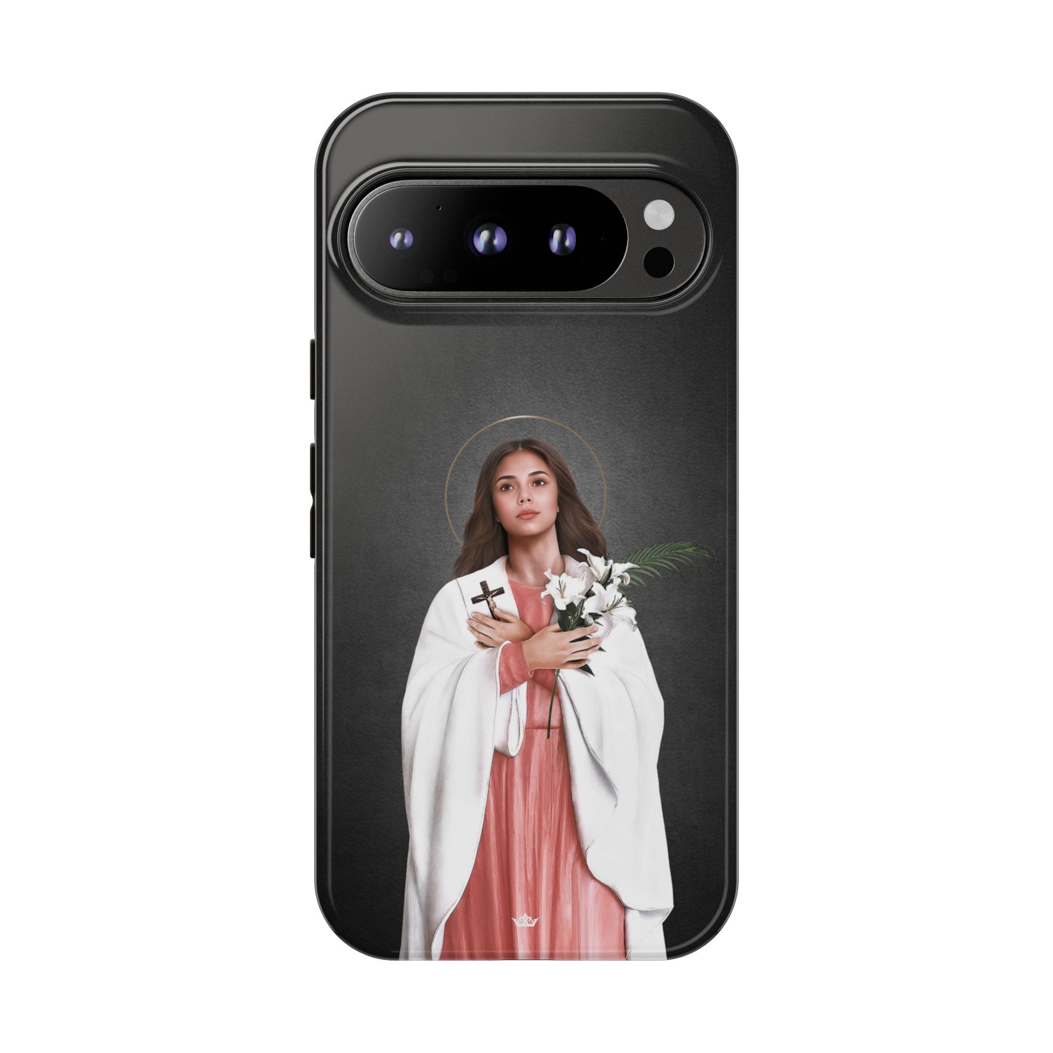 St. Maria Goretti Hard Phone Case (Dark) Copyright VENXARA