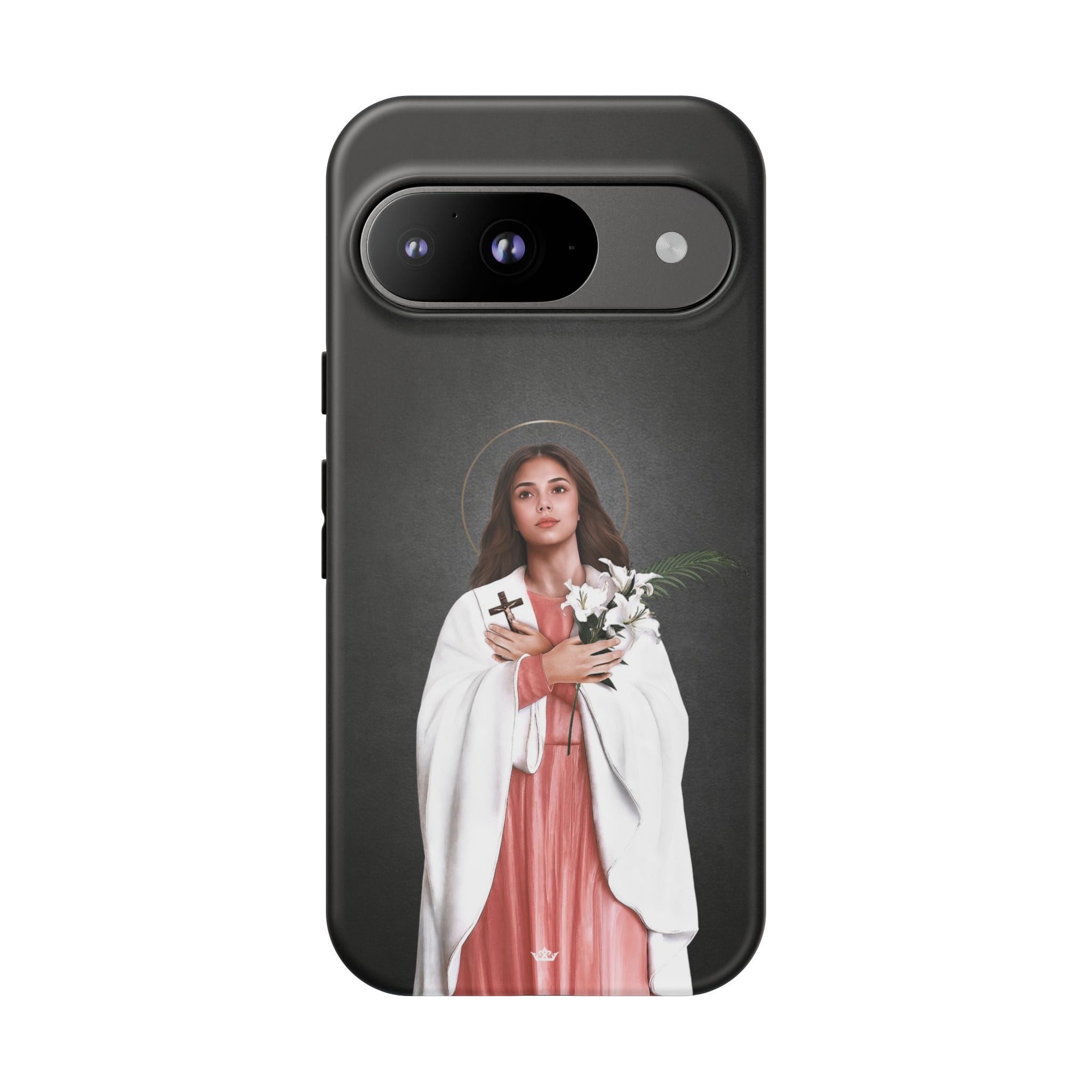 St. Maria Goretti Hard Phone Case (Dark) Copyright VENXARA
