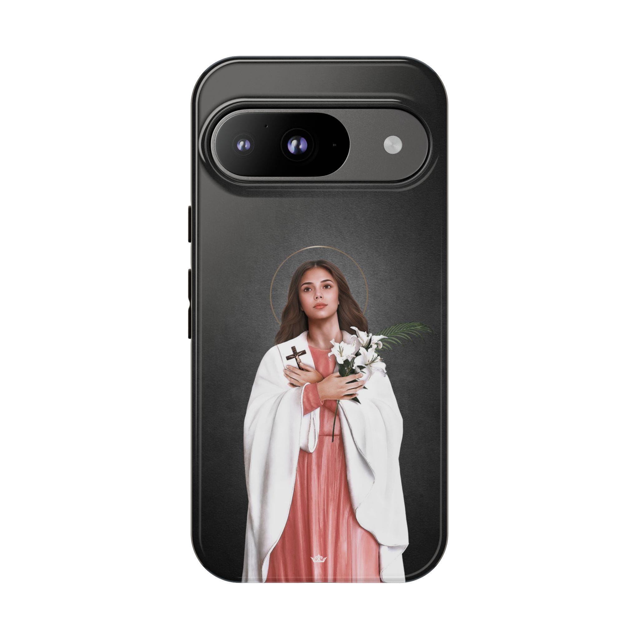 St. Maria Goretti Hard Phone Case (Dark) Copyright VENXARA