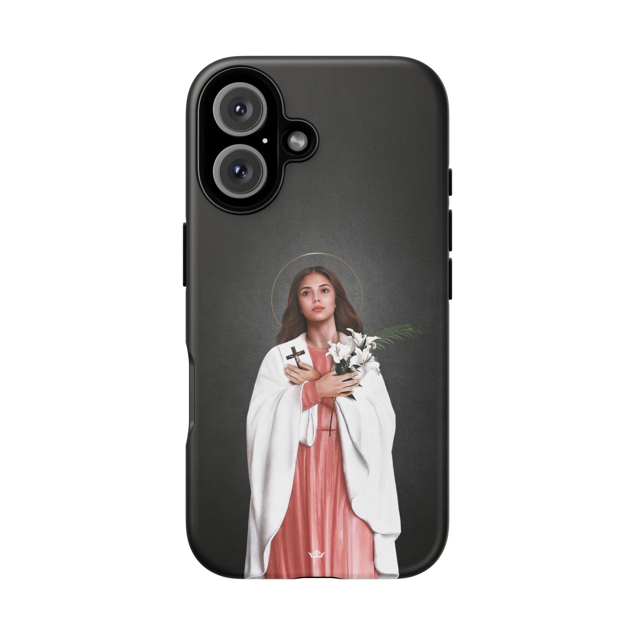 St. Maria Goretti Hard Phone Case (Dark) Copyright VENXARA