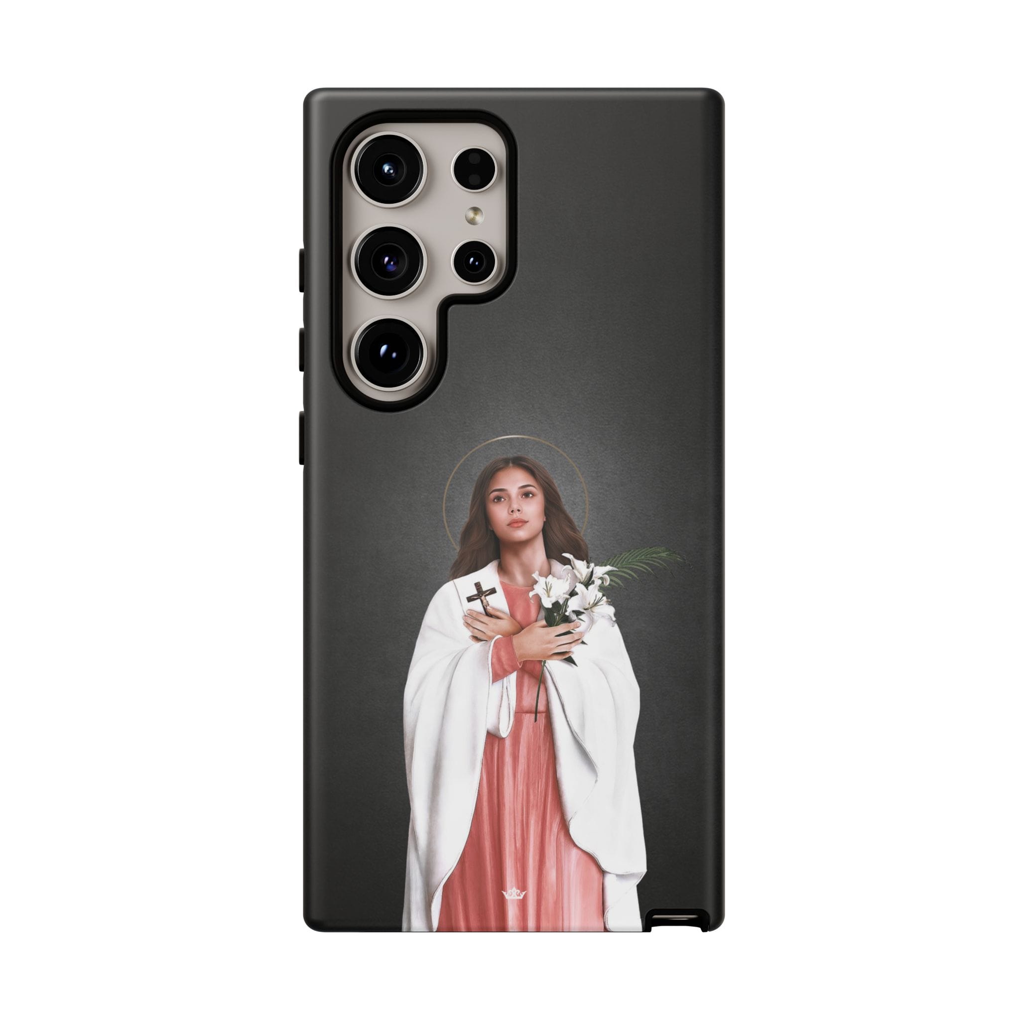 St. Maria Goretti Hard Phone Case (Dark) Copyright VENXARA