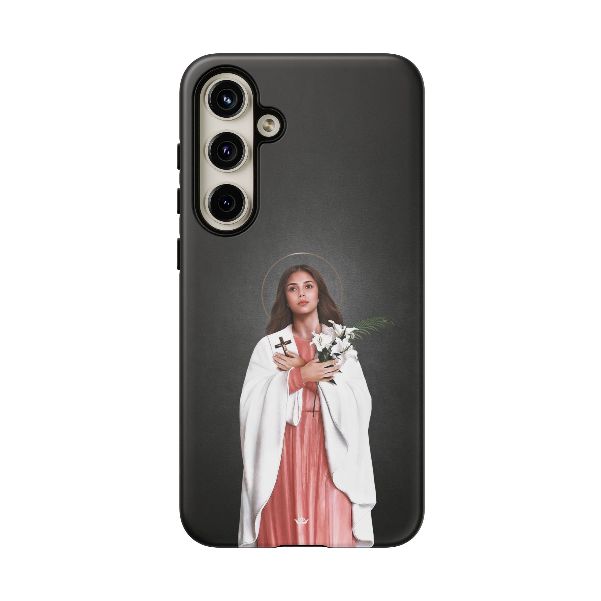 St. Maria Goretti Hard Phone Case (Dark) Copyright VENXARA