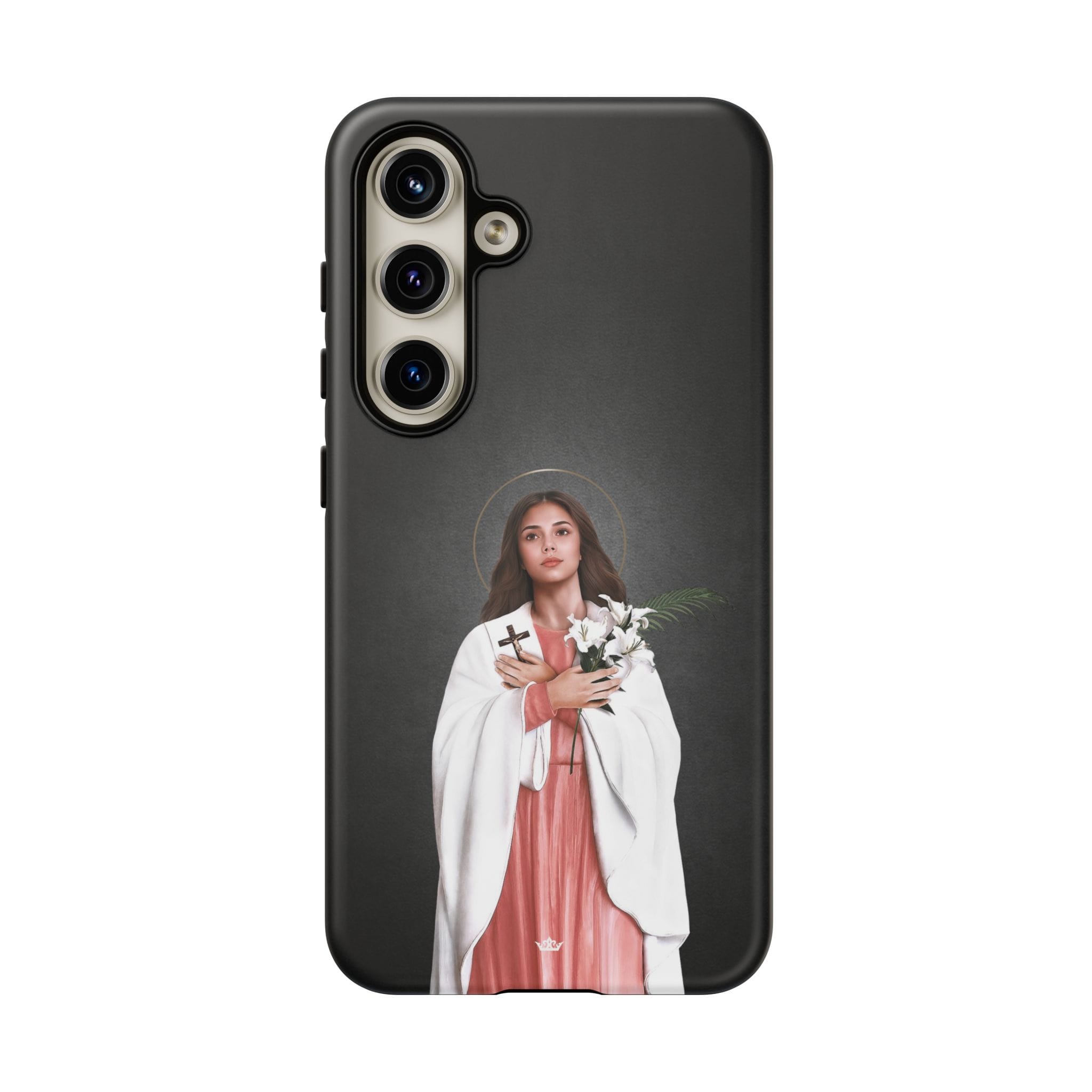 St. Maria Goretti Hard Phone Case (Dark) Copyright VENXARA