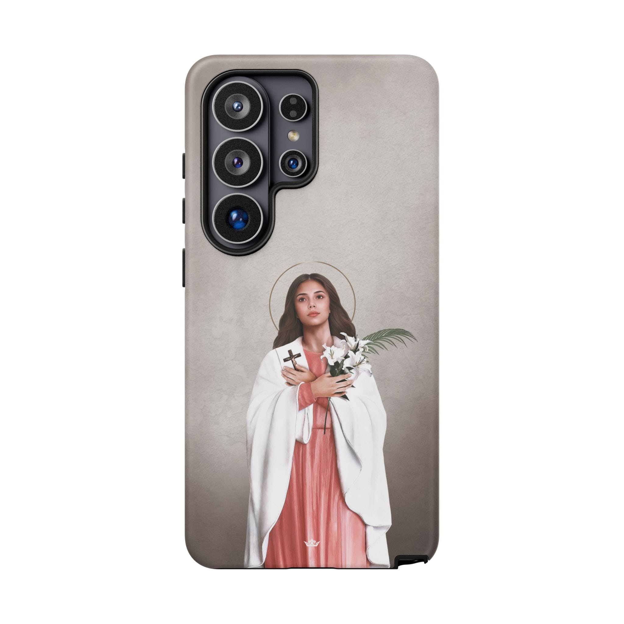 St. Maria Goretti Hard Phone Case (Light) Copyright VENXARA
