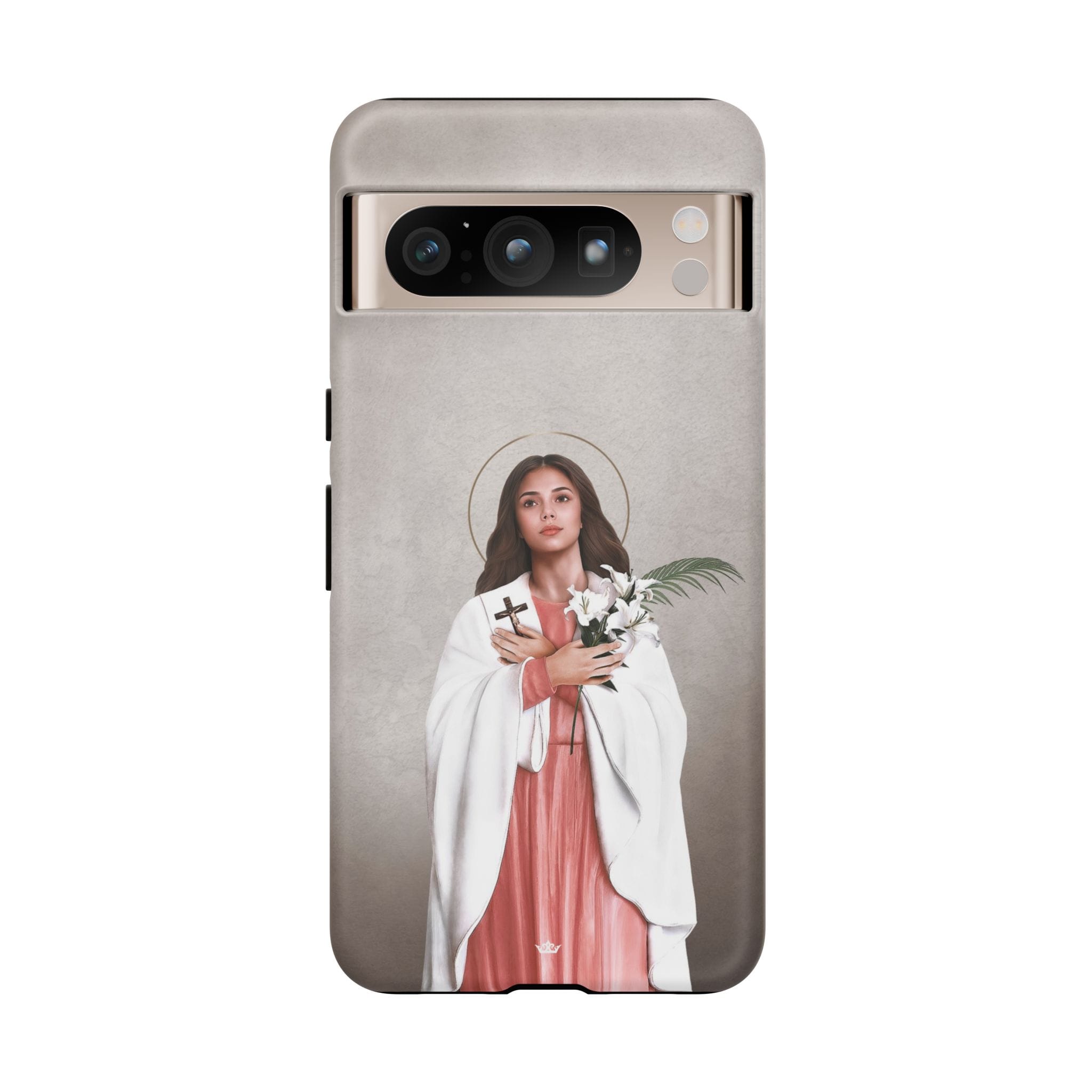 St. Maria Goretti Hard Phone Case (Light) Copyright VENXARA