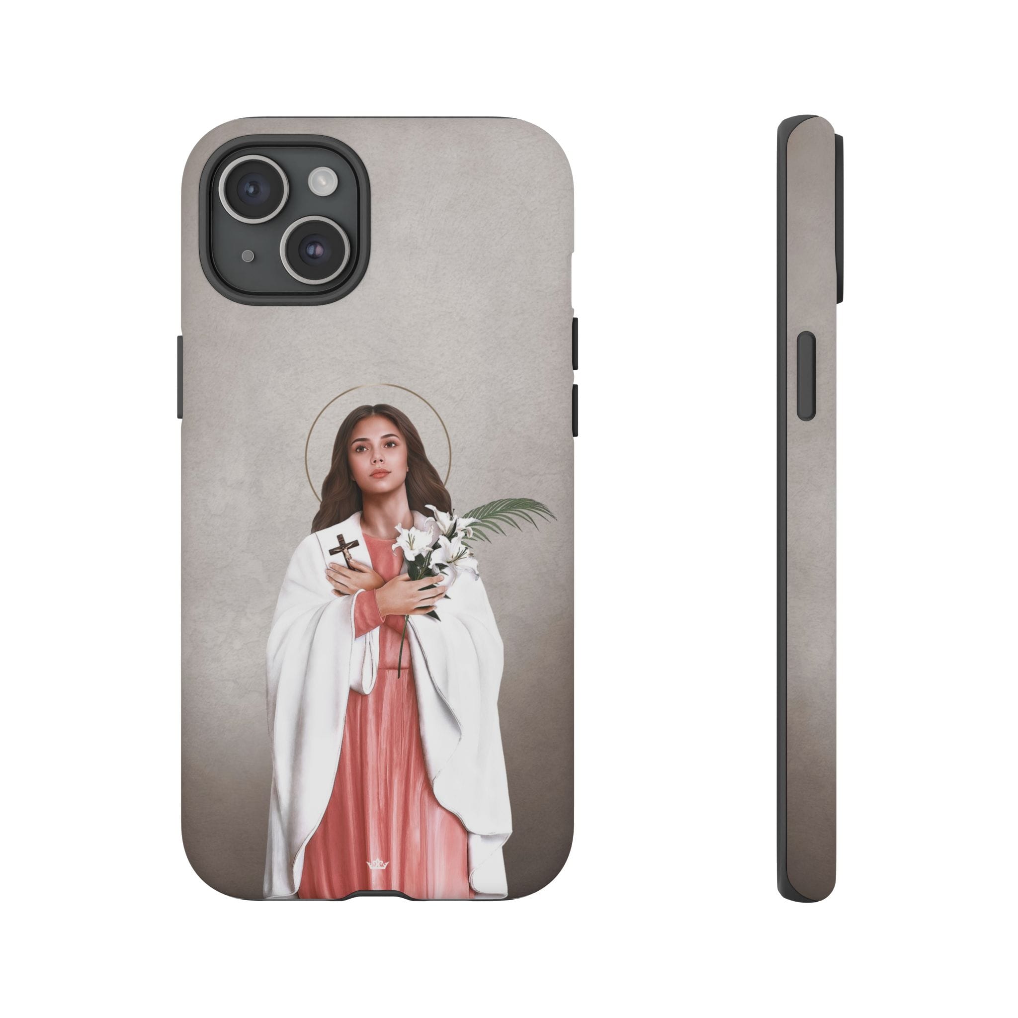 St. Maria Goretti Hard Phone Case (Light) Copyright VENXARA