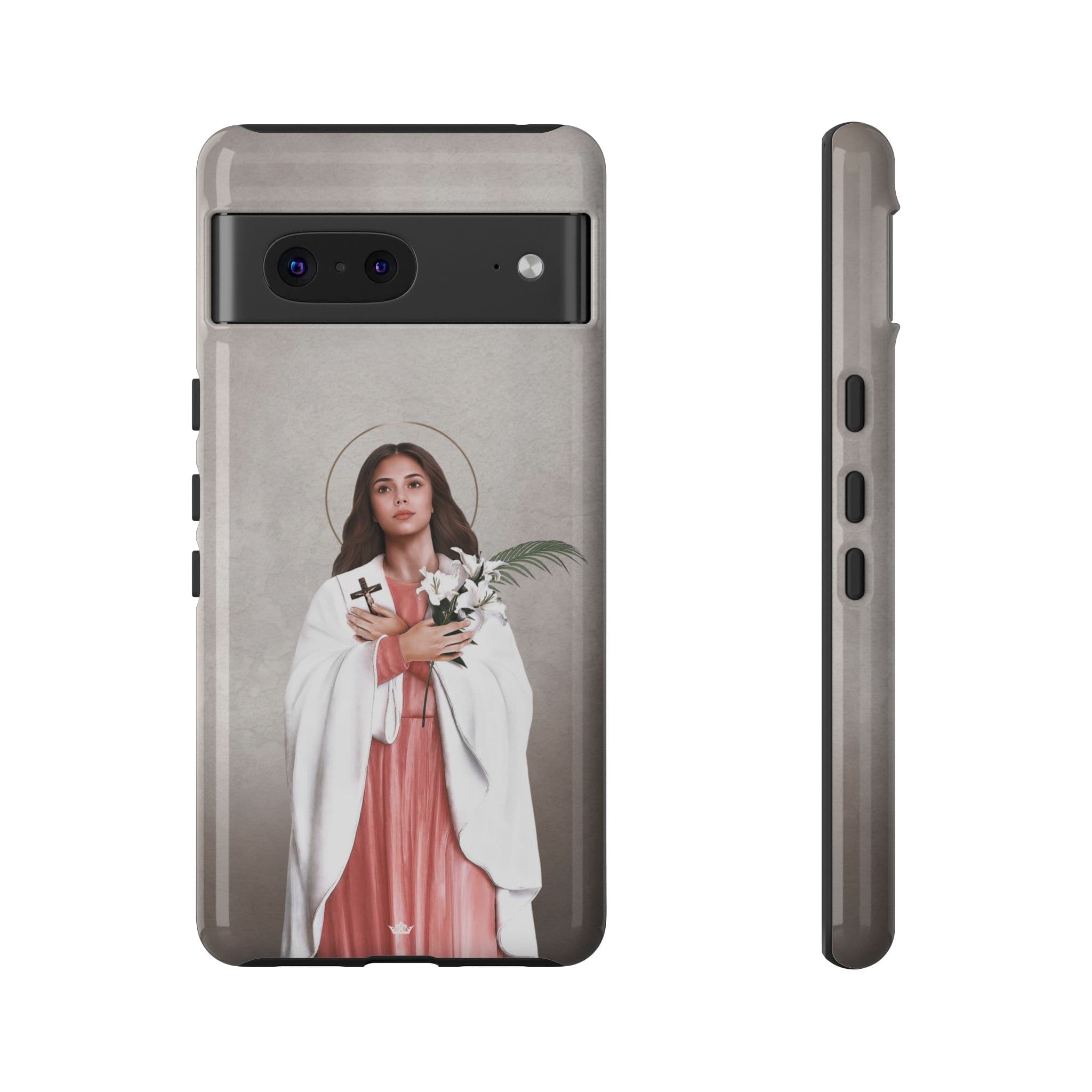 St. Maria Goretti Hard Phone Case (Light) Copyright VENXARA