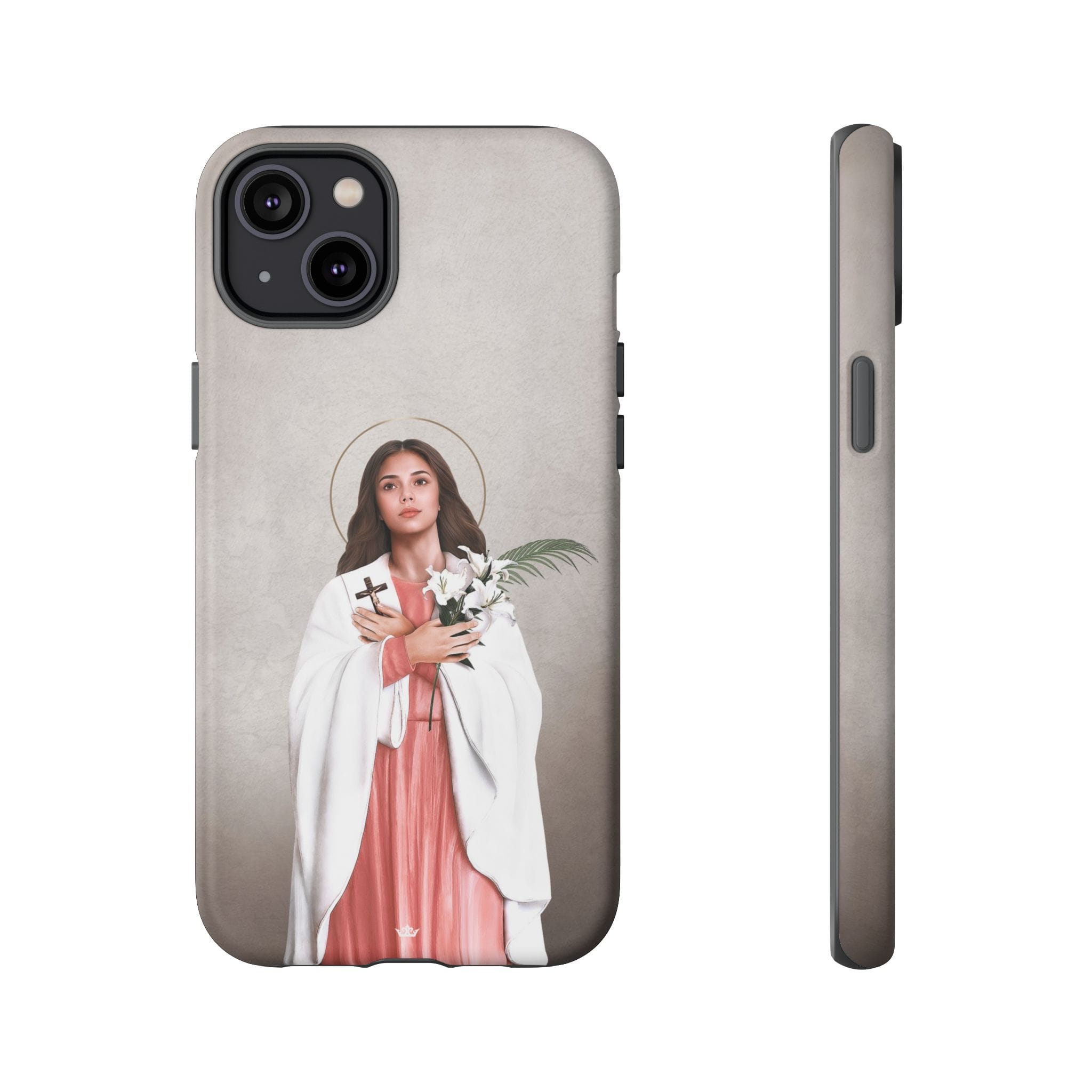 St. Maria Goretti Hard Phone Case (Light) Copyright VENXARA