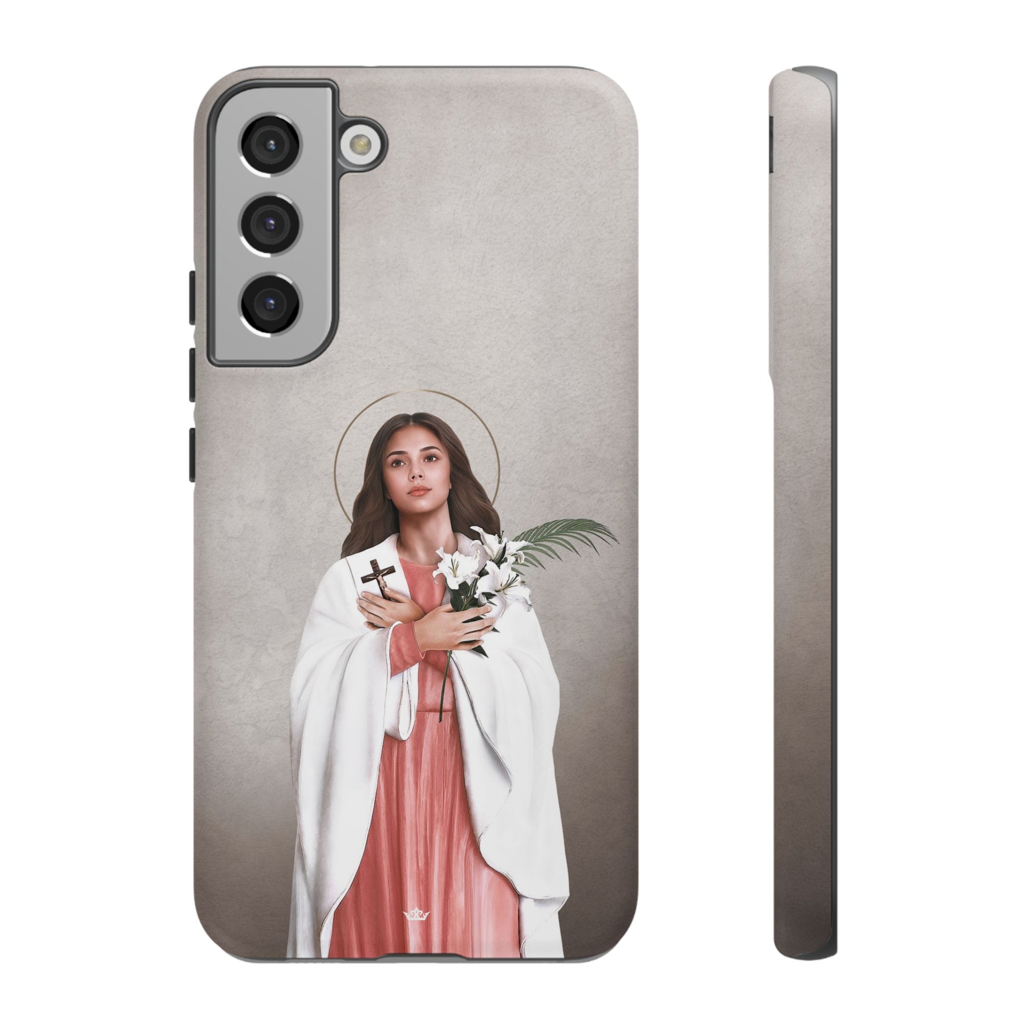 St. Maria Goretti Hard Phone Case (Light) Copyright VENXARA