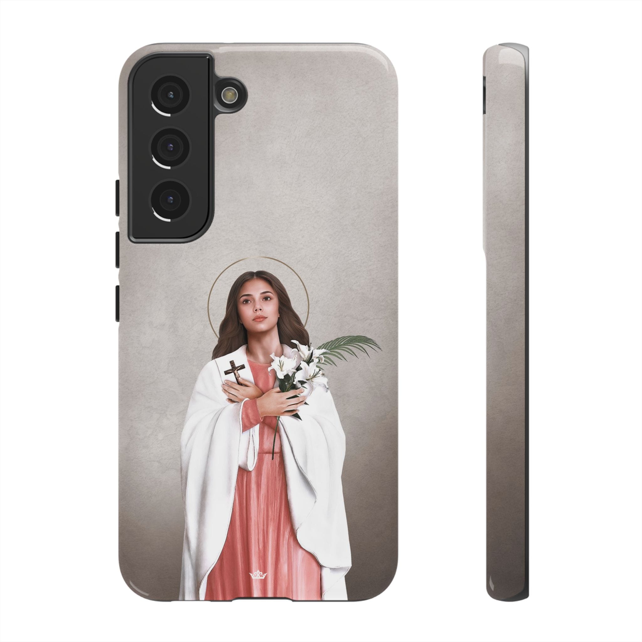 St. Maria Goretti Hard Phone Case (Light) Copyright VENXARA