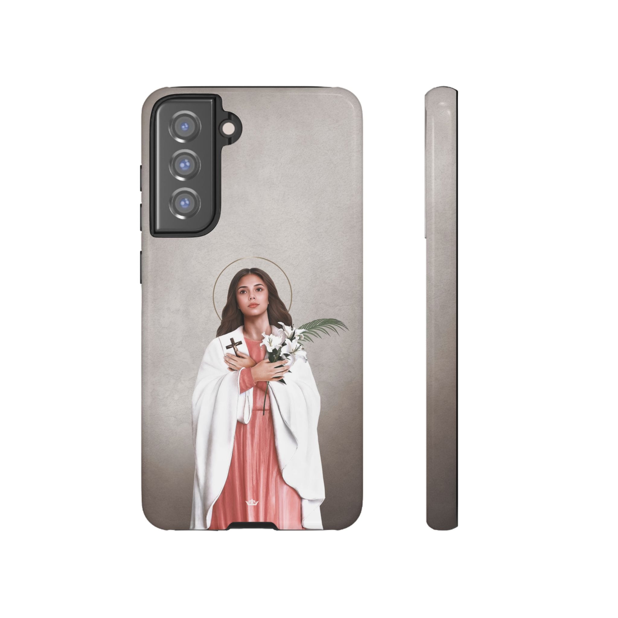 St. Maria Goretti Hard Phone Case (Light) Copyright VENXARA
