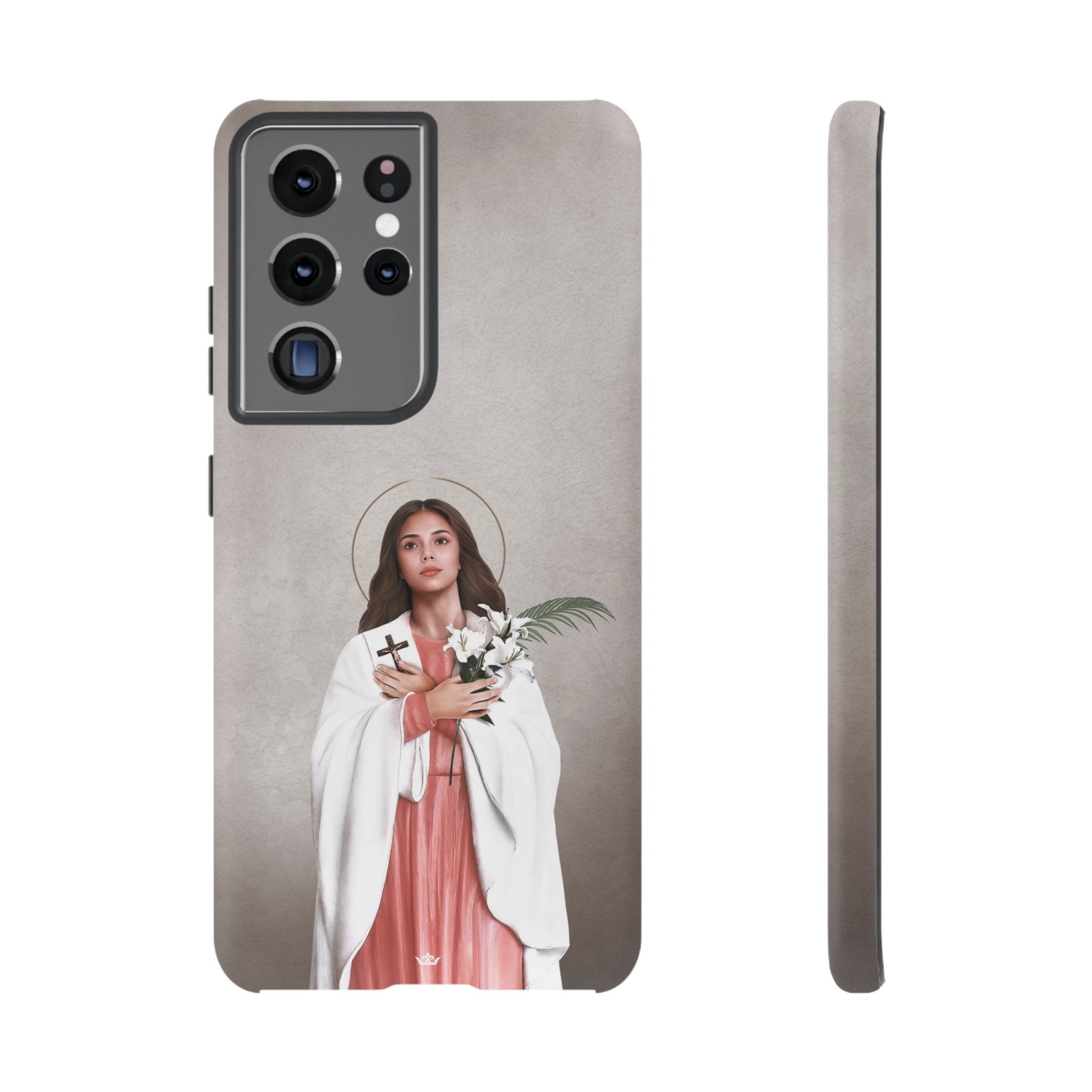 St. Maria Goretti Hard Phone Case (Light) Copyright VENXARA