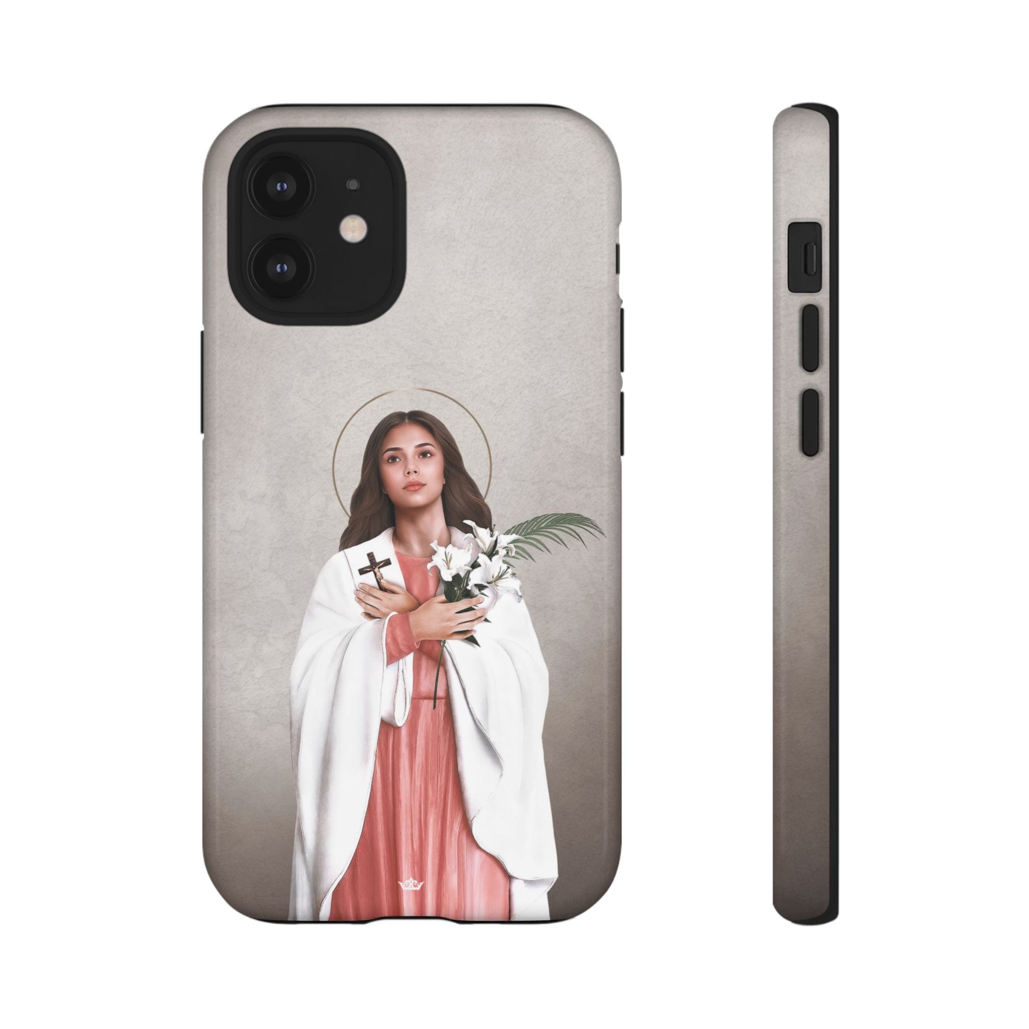 St. Maria Goretti Hard Phone Case (Light) Copyright VENXARA