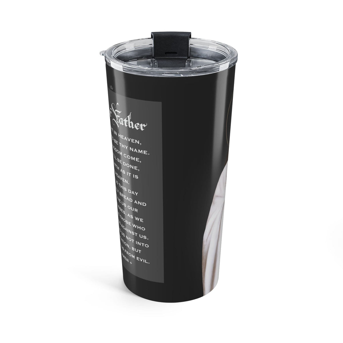 St. Maria Goretti Lord's Prayer Tumbler (Ash 20 oz) Copyright VENXARA