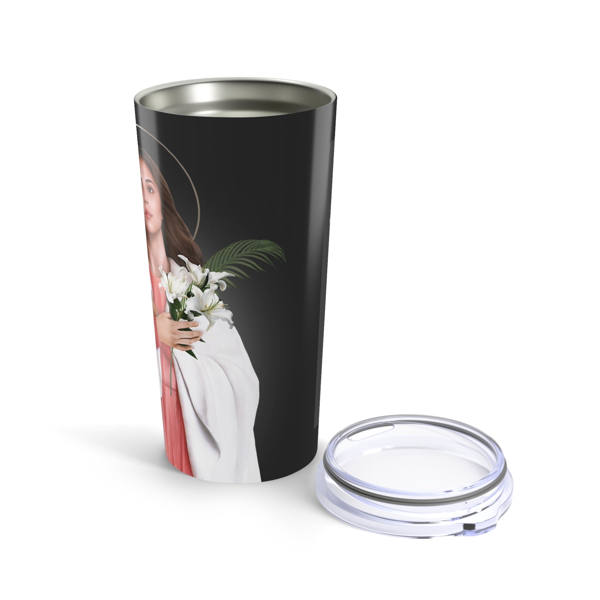 St. Maria Goretti Lord's Prayer Tumbler 20 oz. (Ash) - VENXARA®