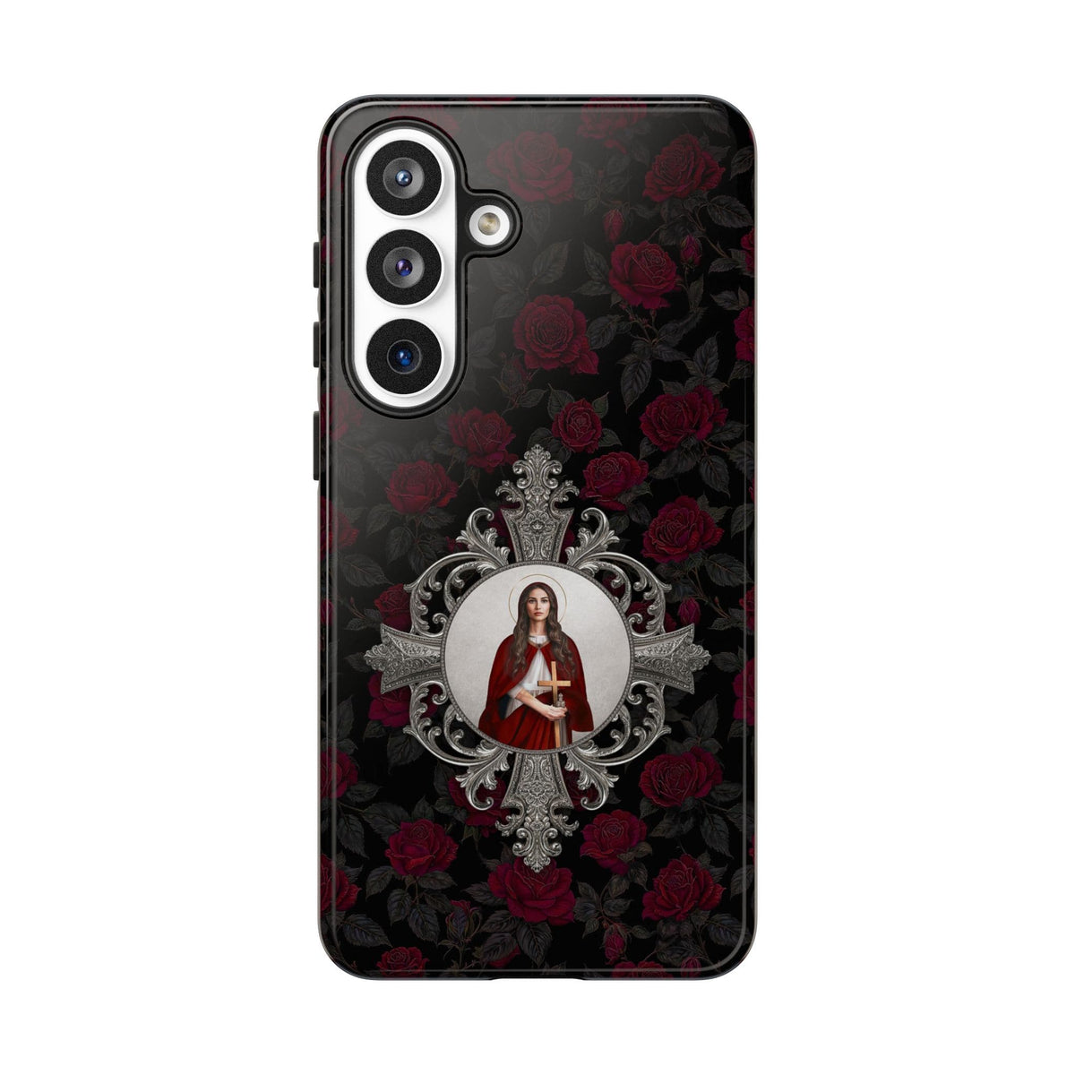 St. Mary Magdalene Hard Phone Case (Roses) Copyright VENXARA