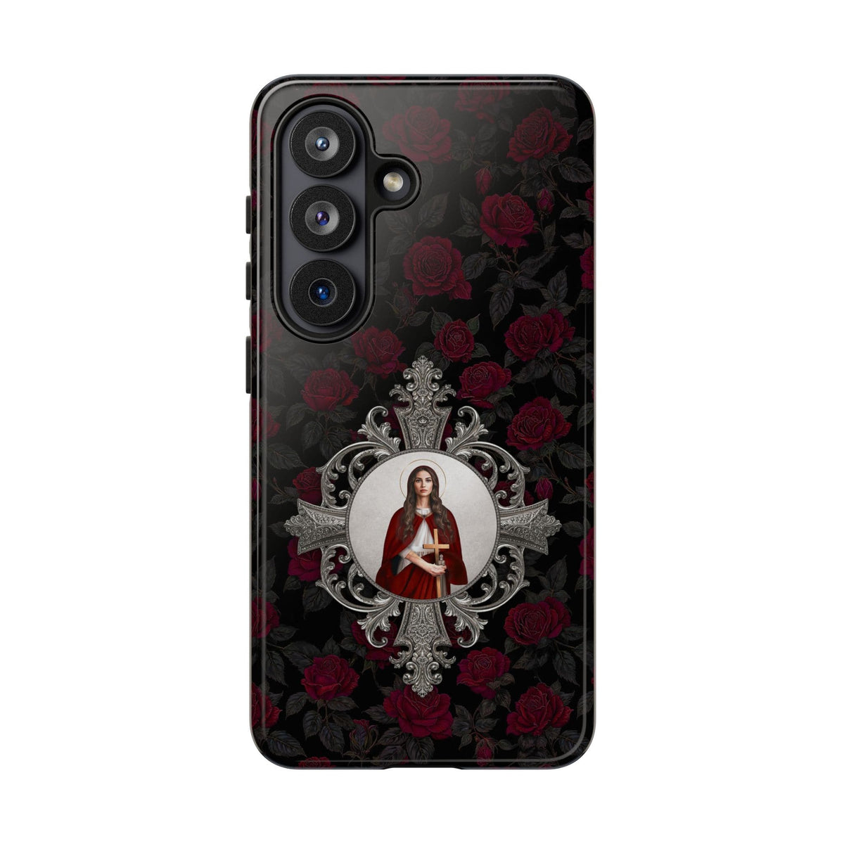 St. Mary Magdalene Hard Phone Case (Roses) Copyright VENXARA