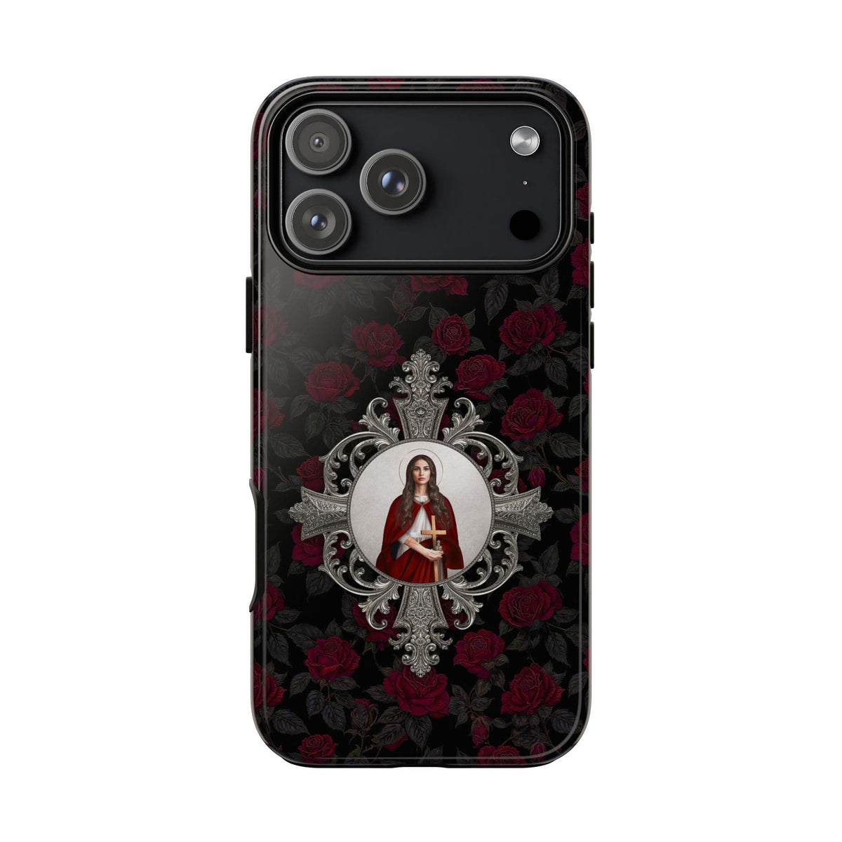 St. Mary Magdalene Hard Phone Case (Roses) Copyright VENXARA