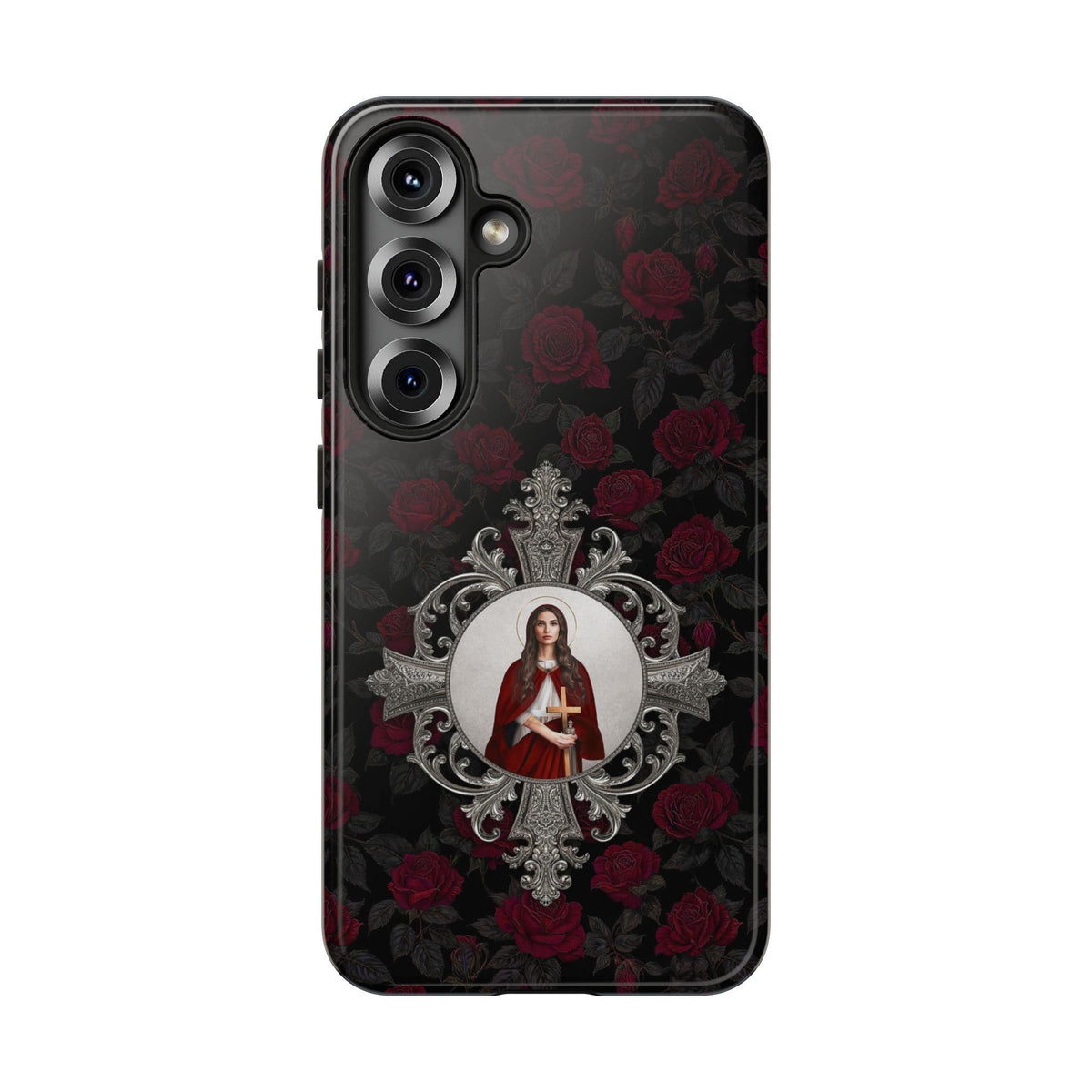St. Mary Magdalene Hard Phone Case (Roses) Copyright VENXARA