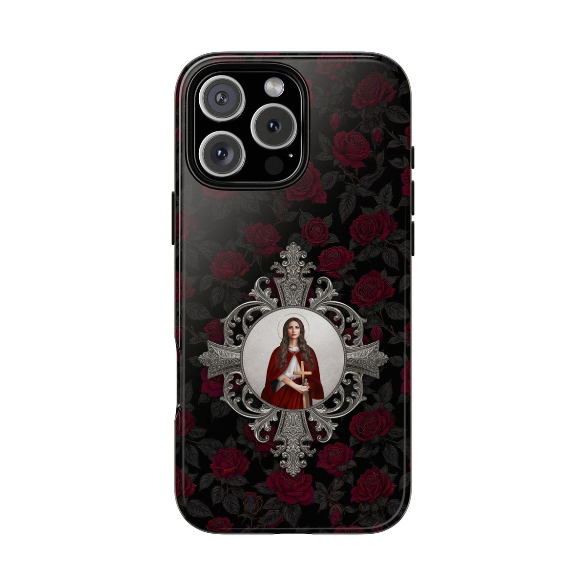 St. Mary Magdalene Hard Phone Case (Roses) Copyright VENXARA